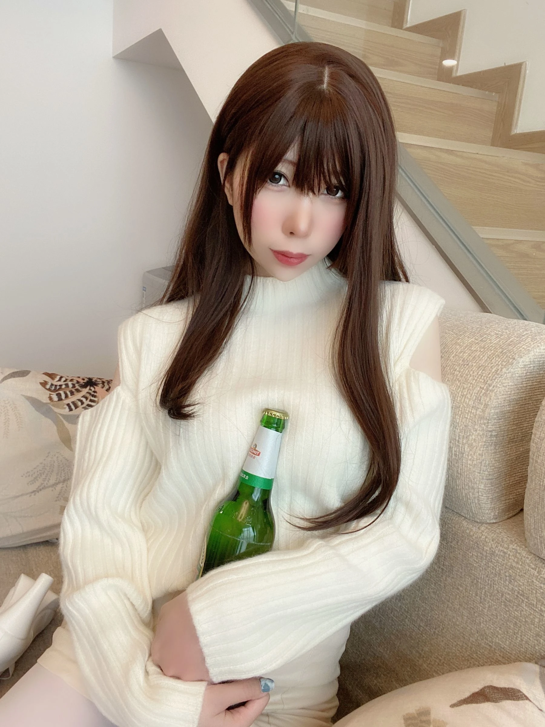 二次元巨乳美女鹿野希 – 草莓女友 [73P]插图5