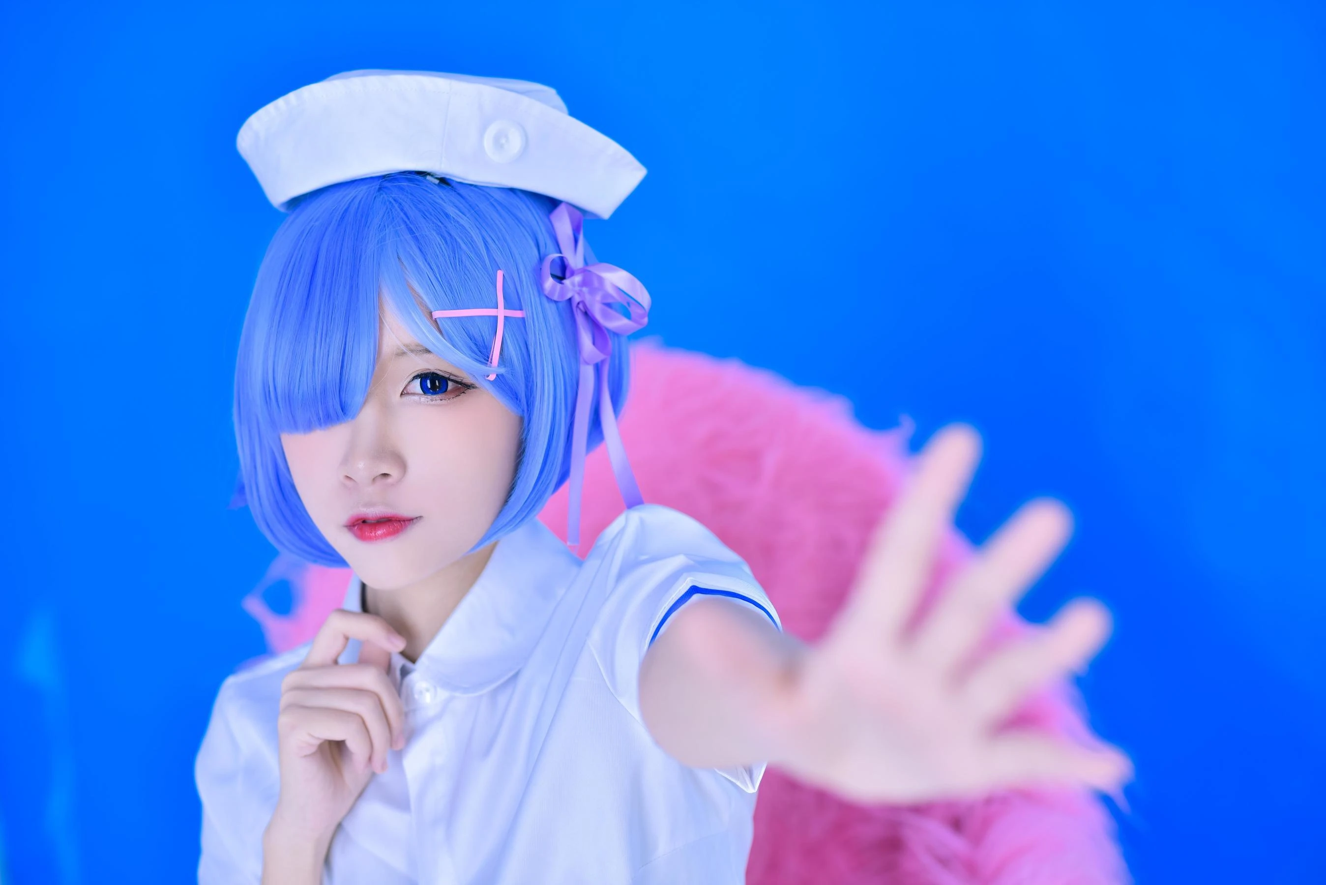 人气Coser二佐Nisa 蕾姆护士插图7