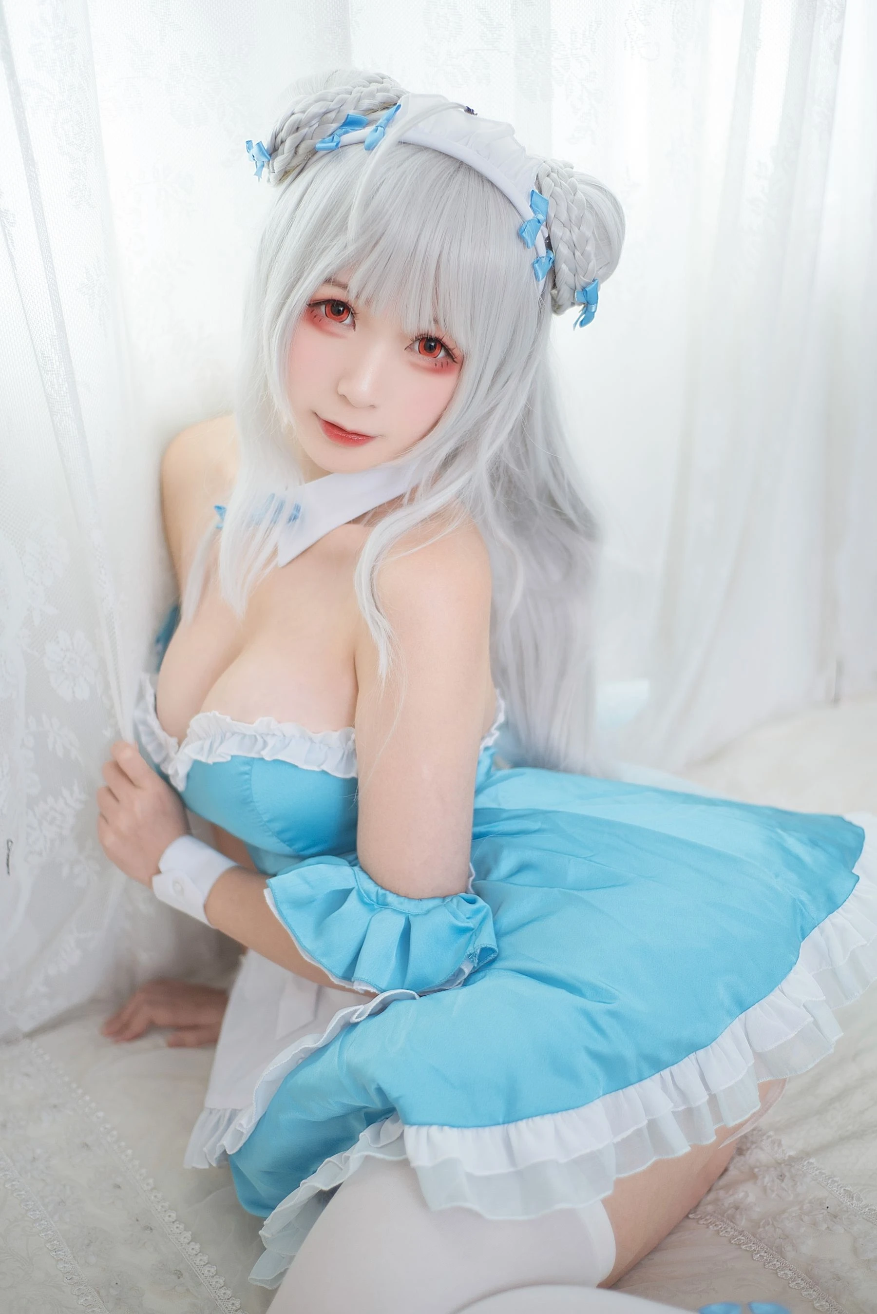 动漫博主樱落酱w – 小天鹅女仆插图3