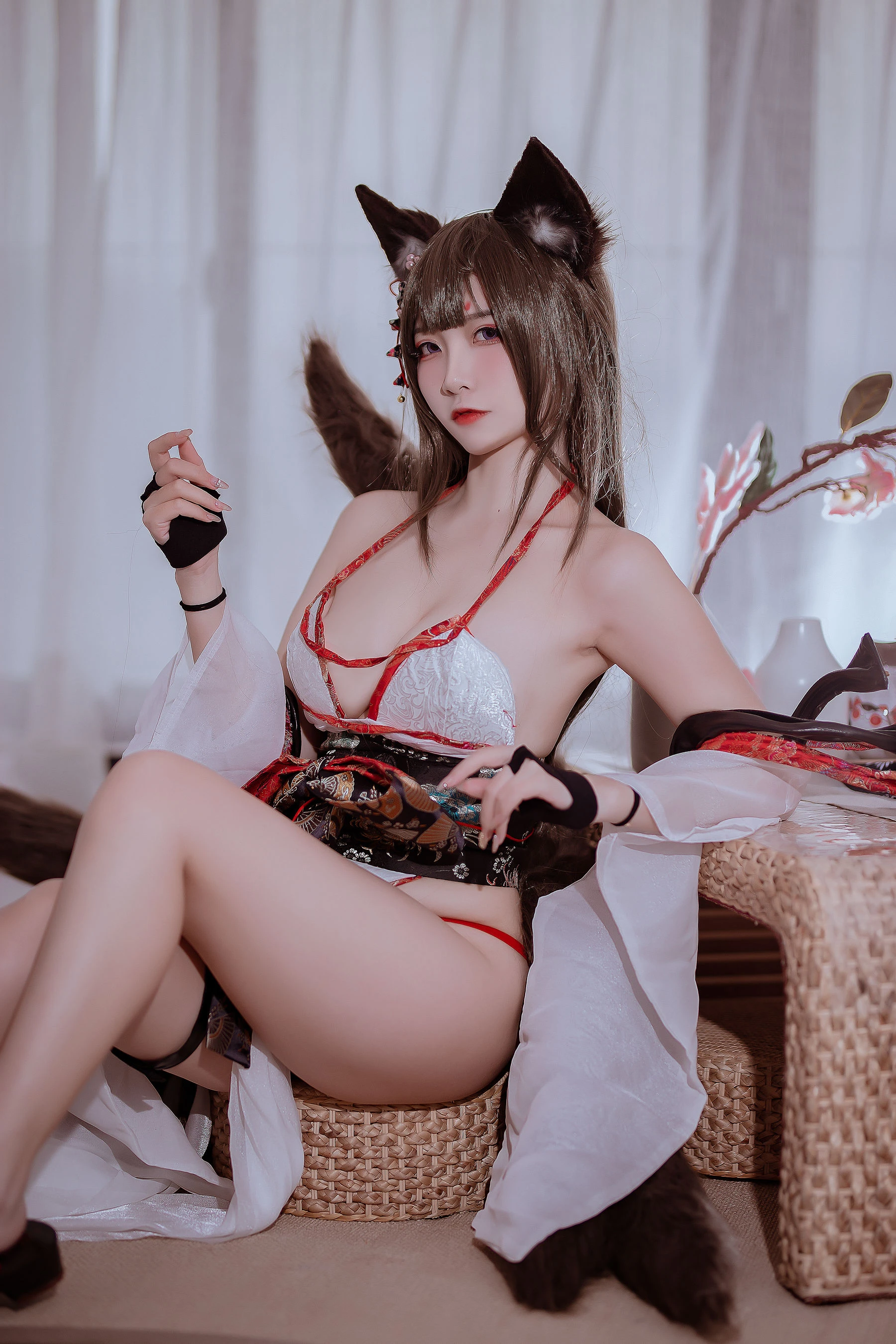 人气Coser二佐Nisa – 碧蓝 天城泳装 [16P]插图3