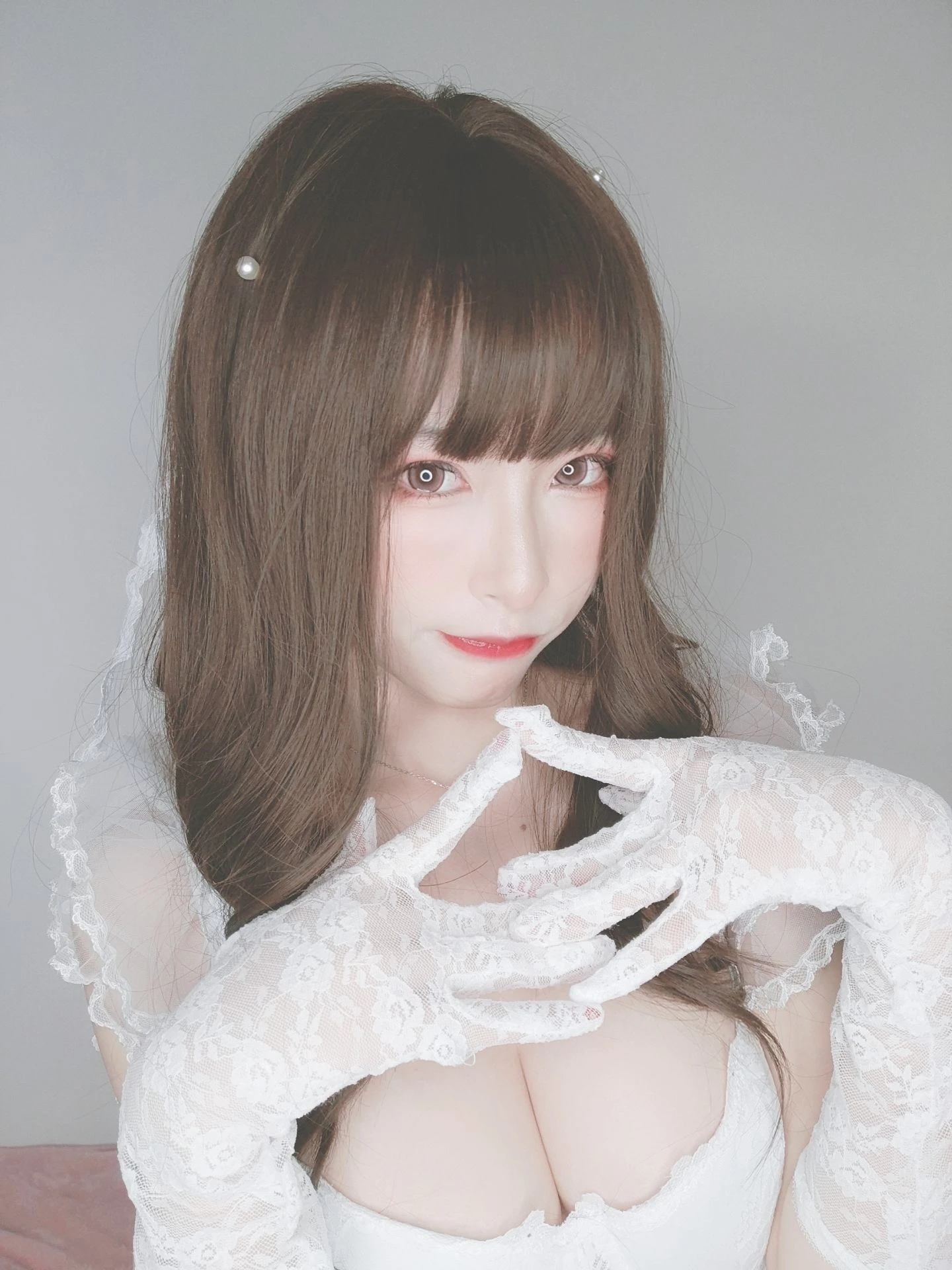 尤物清水由乃 – 花嫁自拍插图3