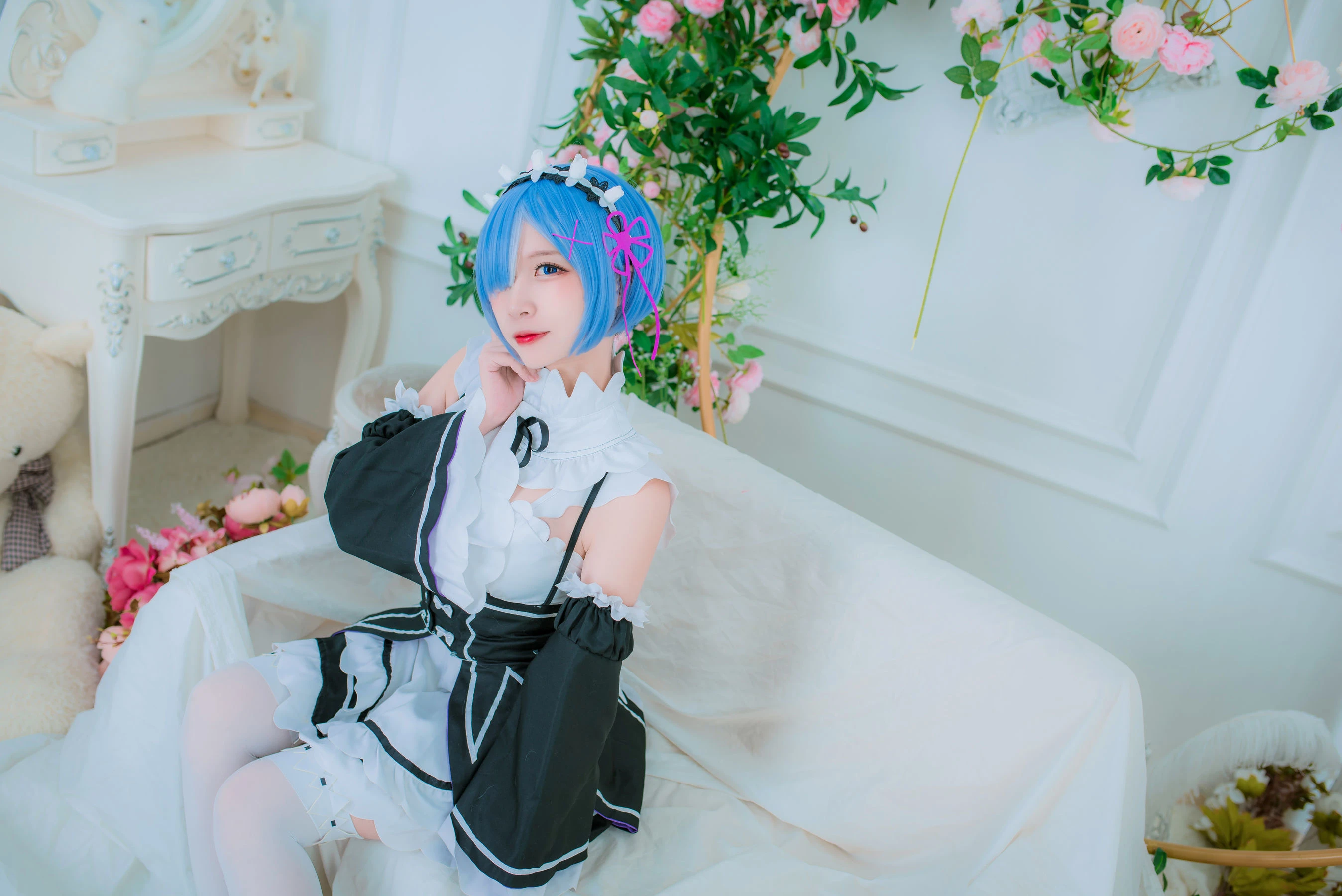人气Coser二佐Nisa 蕾姆女仆插图5