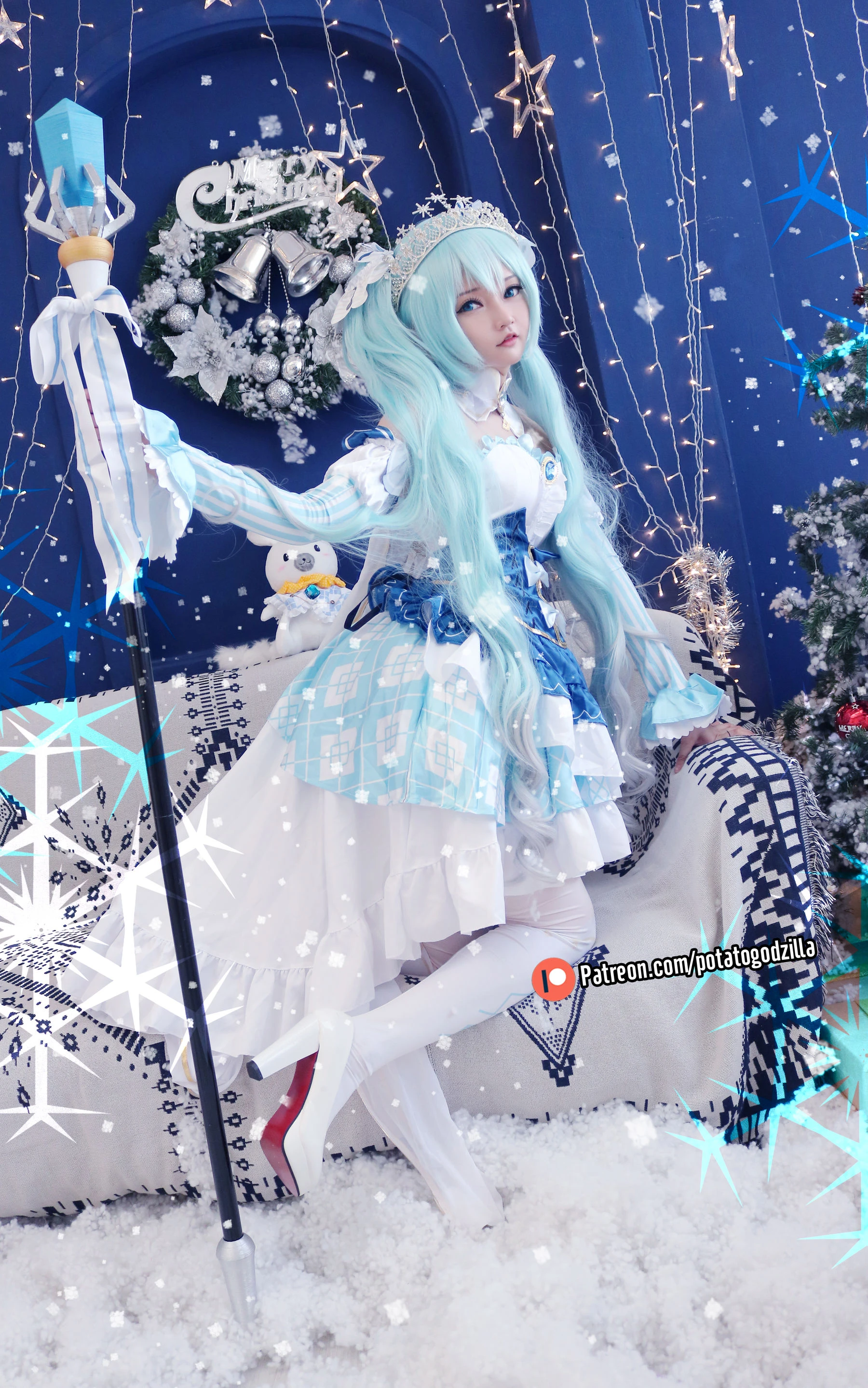 Coser小姐姐Potato Godzilla – Snow Miku [41P]插图3