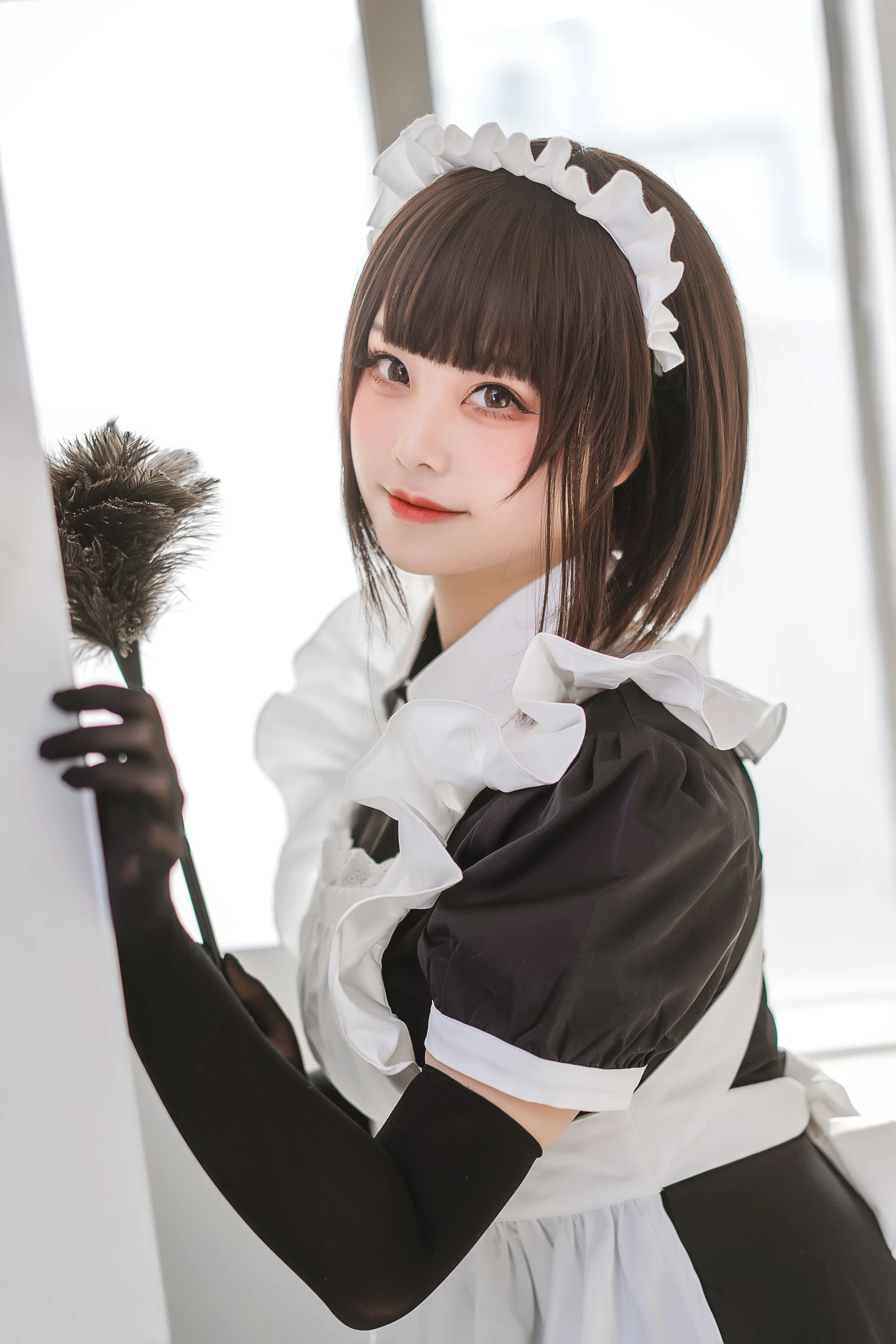 萌系小姐姐蜜汁猫裘 – 民宿 女仆插图4