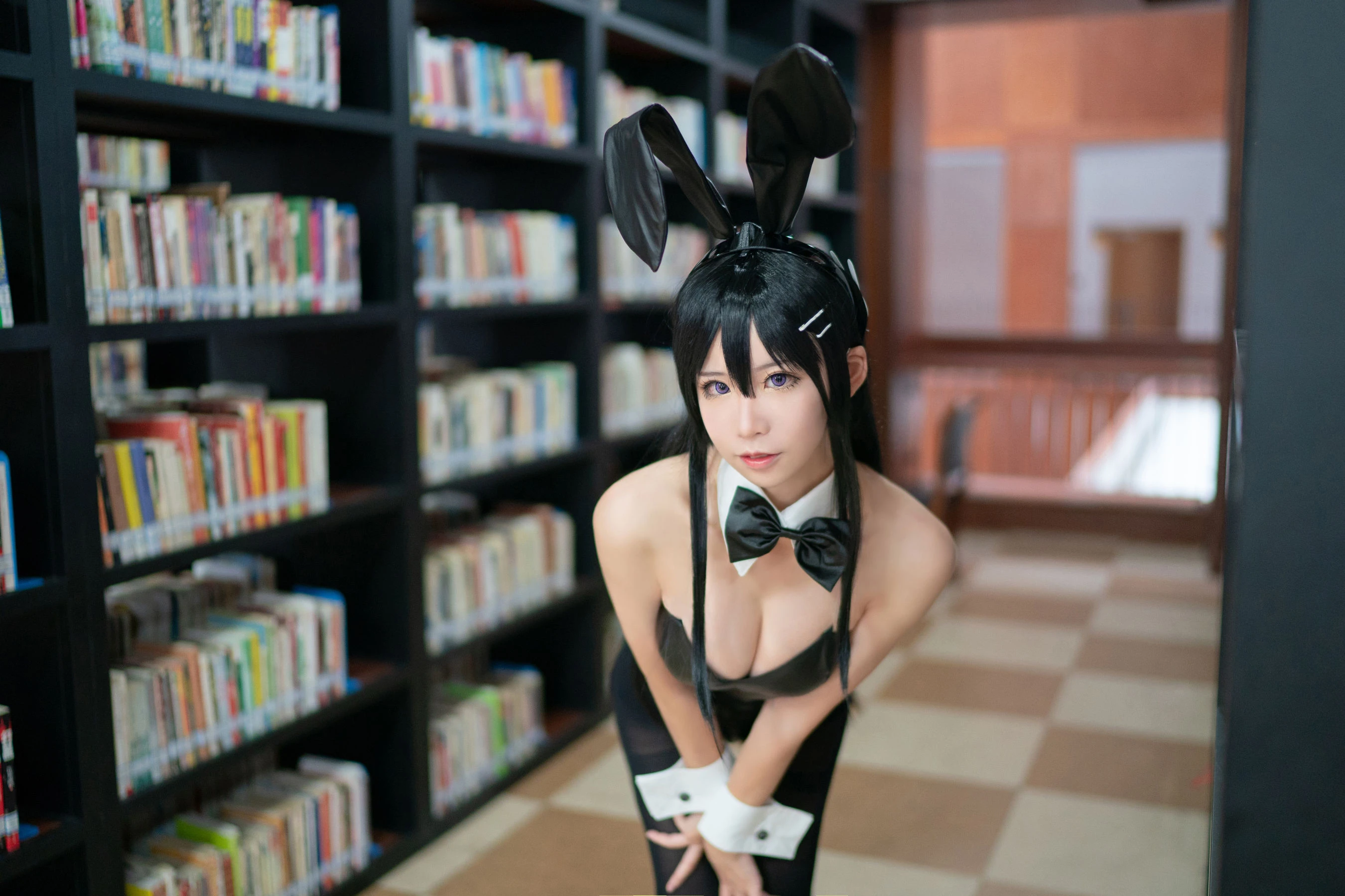 动漫博主爱老师_PhD – 兔女郎学姐 [8P]插图5