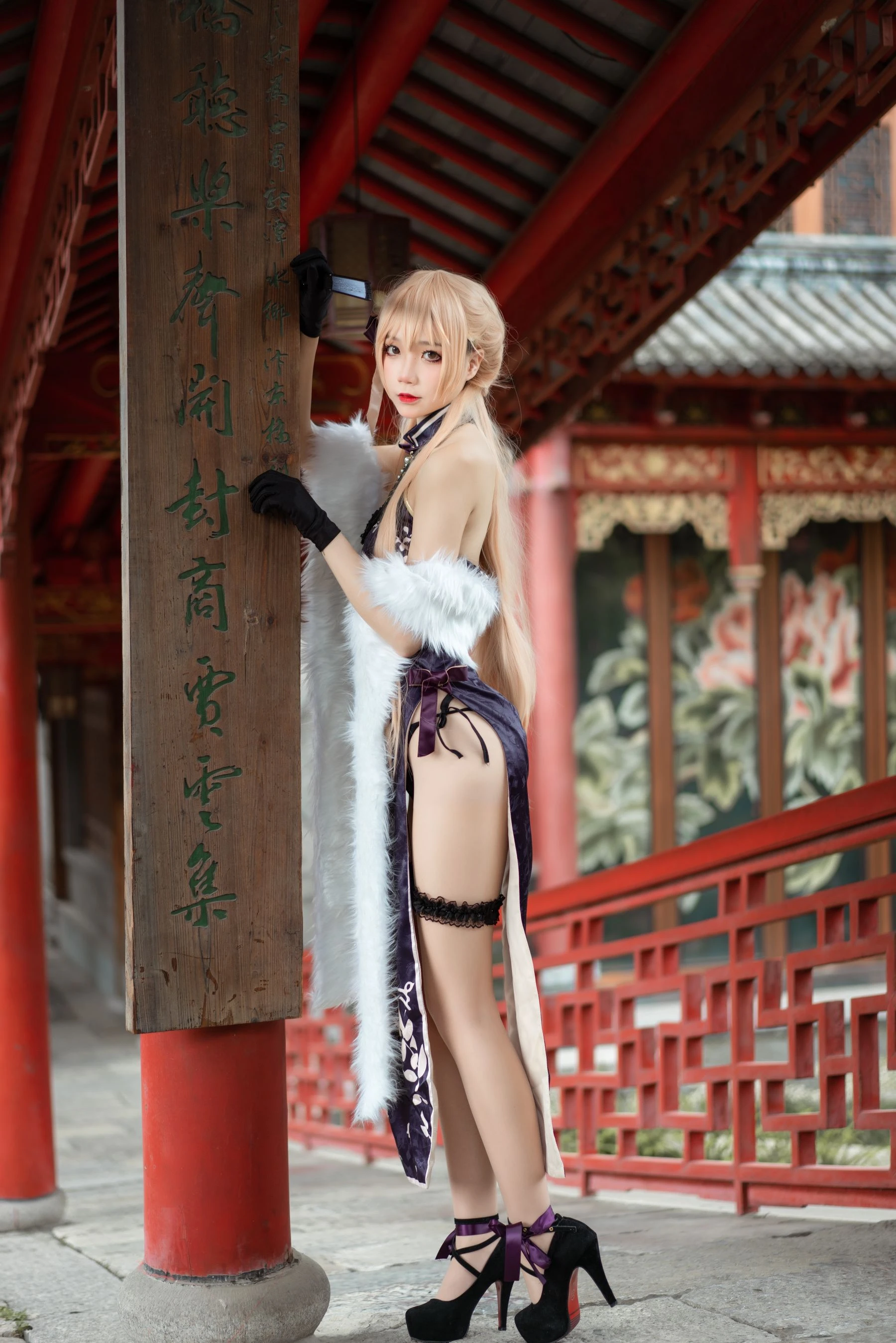 清纯少女五更百鬼 – OTS-14旗袍插图7