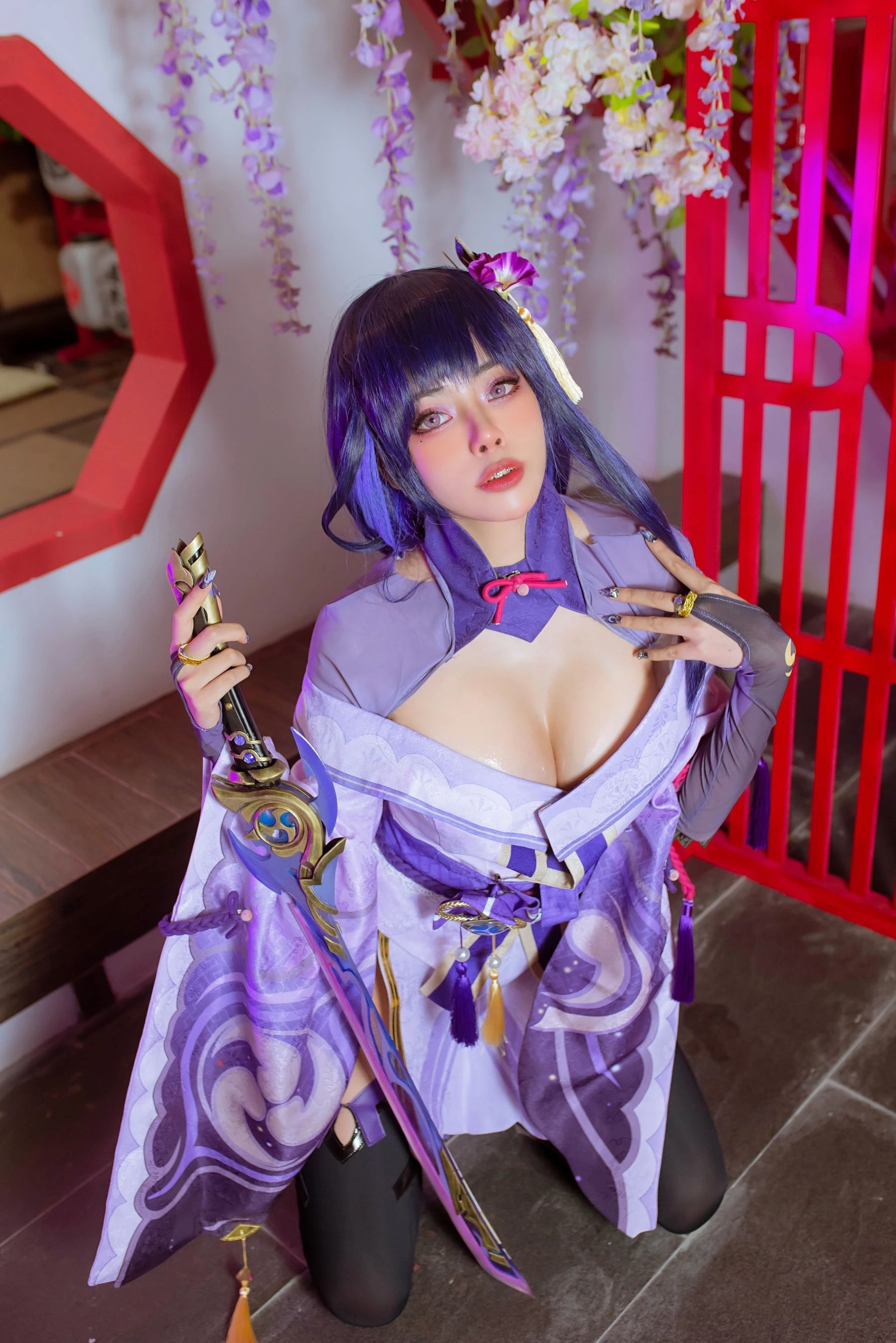 日本性感萝莉Byoru – Raiden Shogun插图2