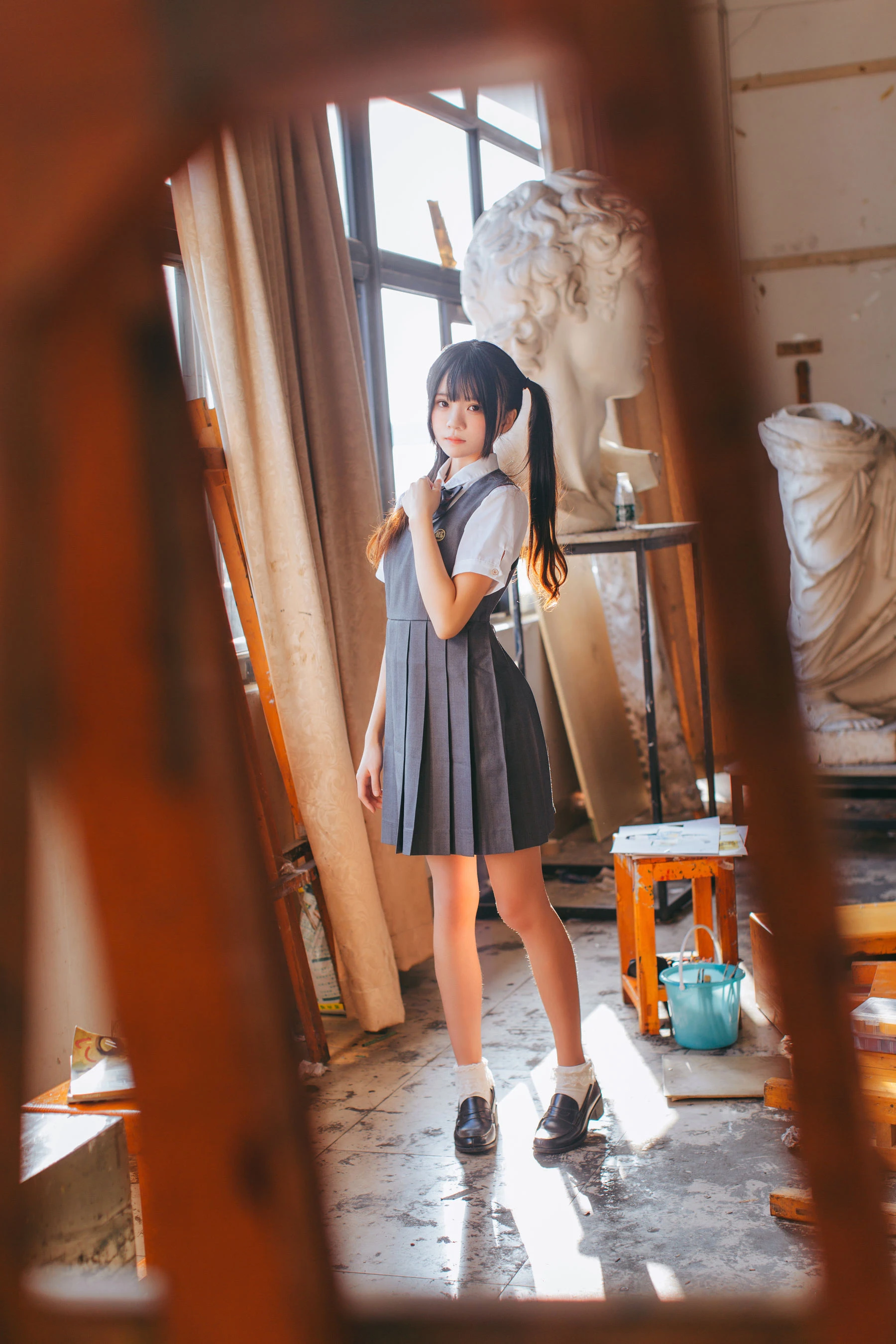 桜桃喵《画室少女》插图4