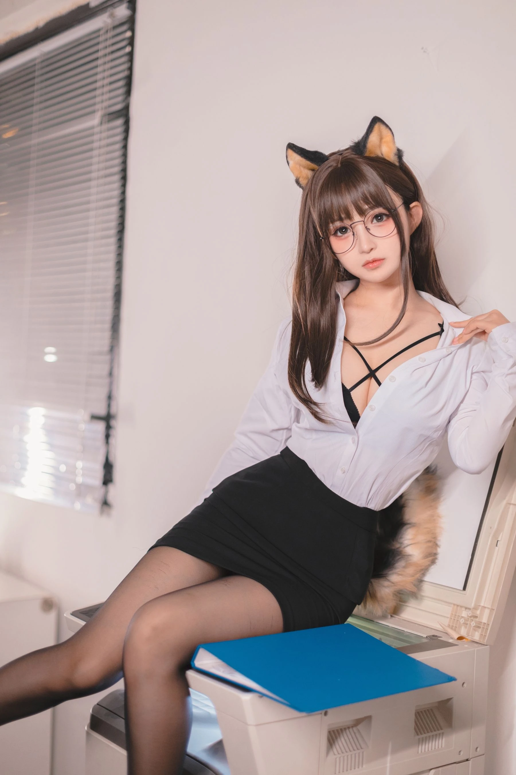 桜井宁宁 – 柴犬OL [59P]插图1