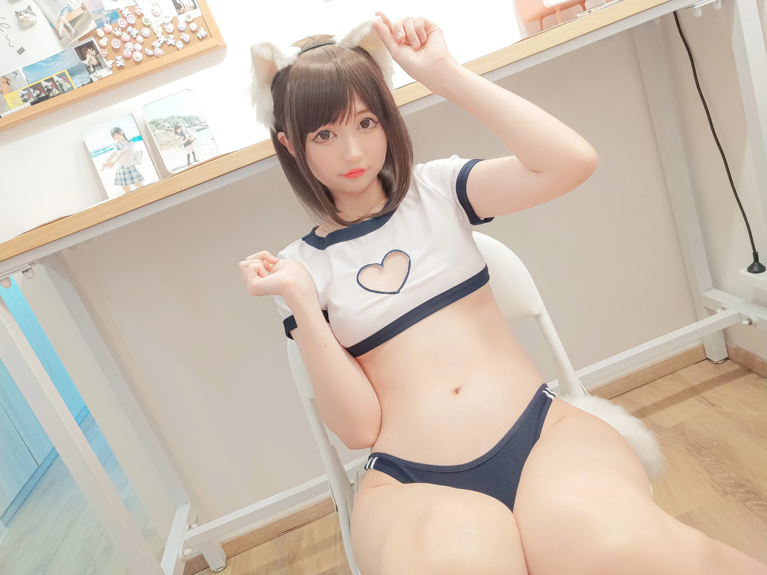 NAGISA魔物喵 – 猫の運動服插图2