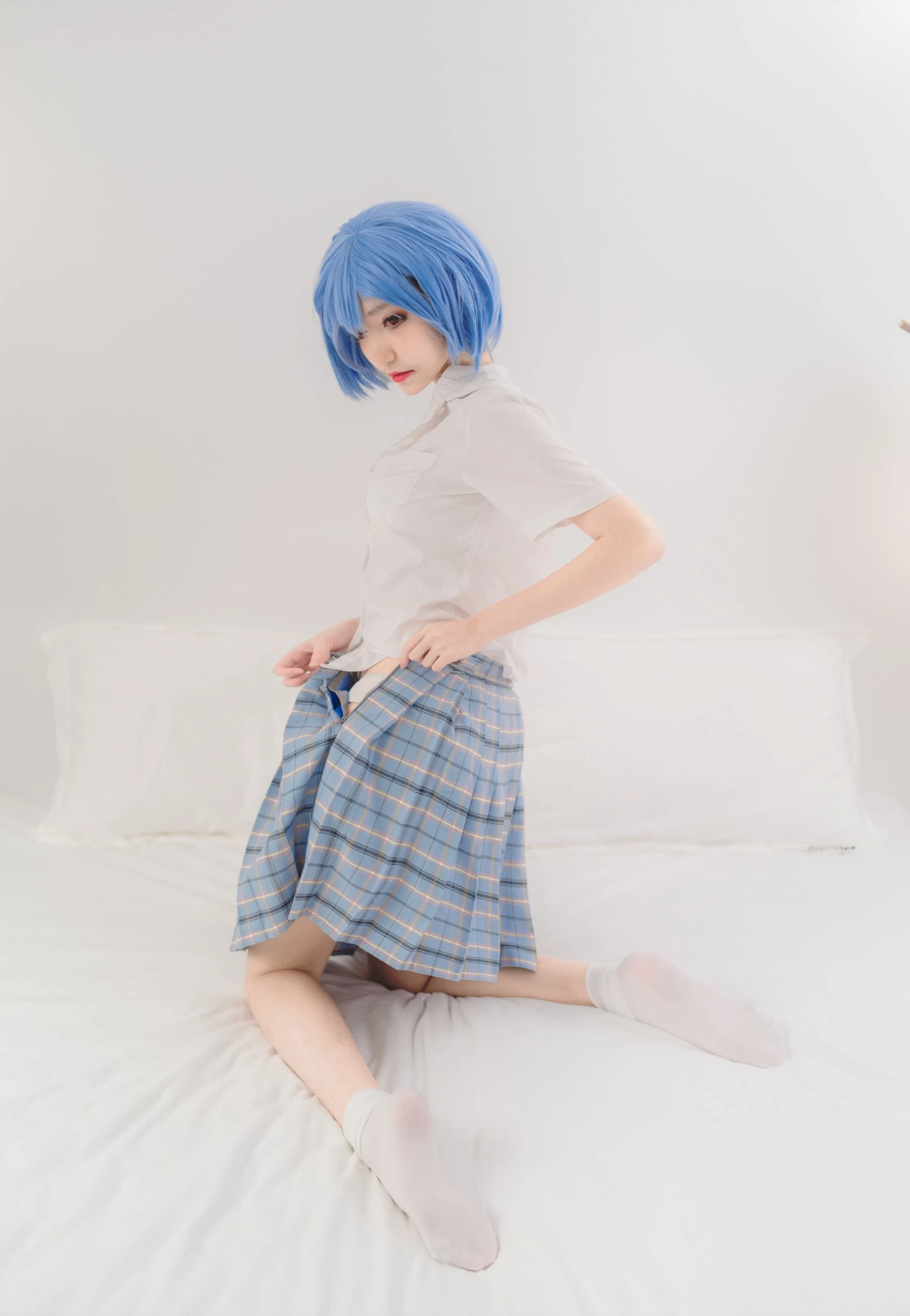 动漫博主南桃Momoko 绫波丽制服插图7