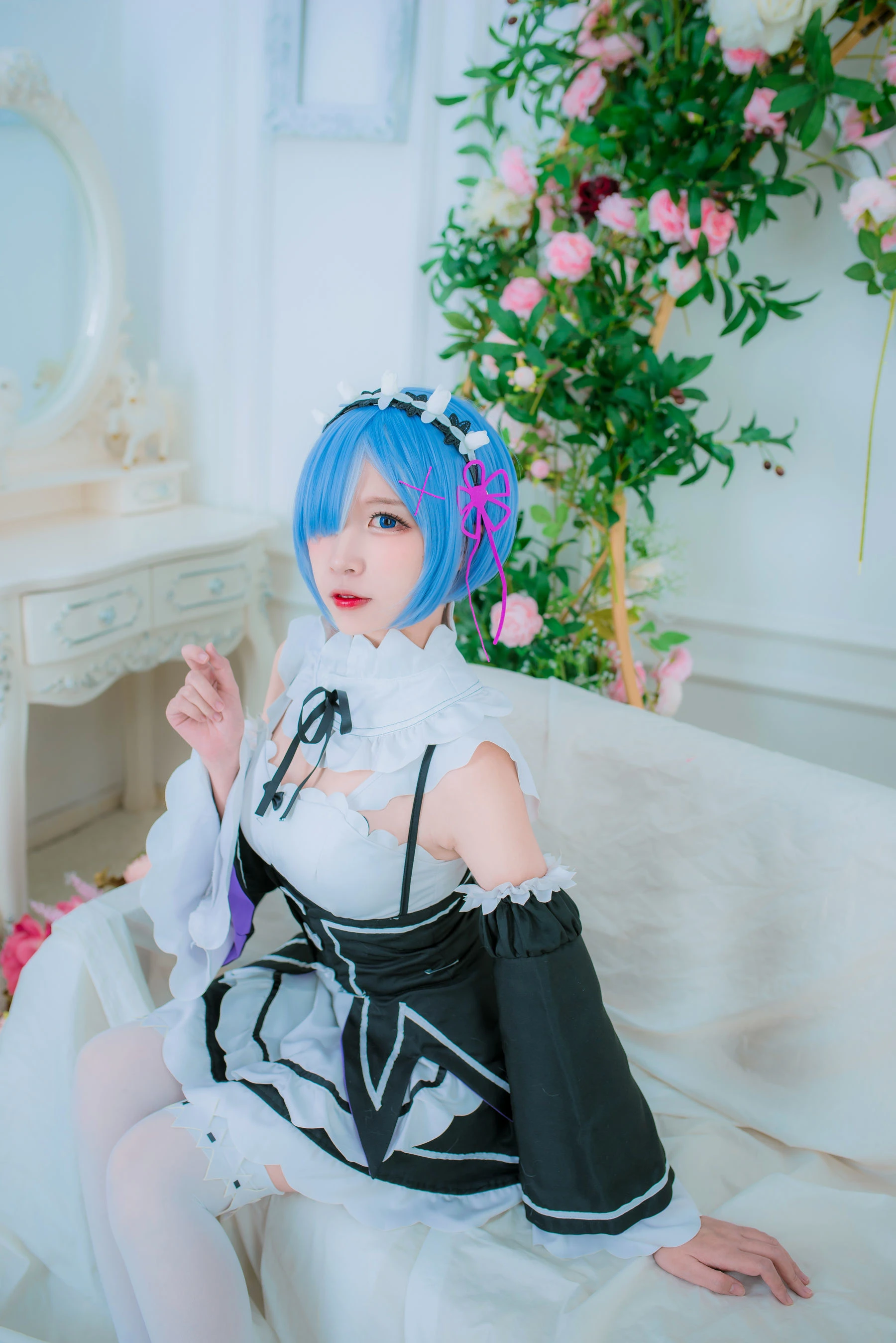 人气Coser二佐Nisa 蕾姆女仆插图1