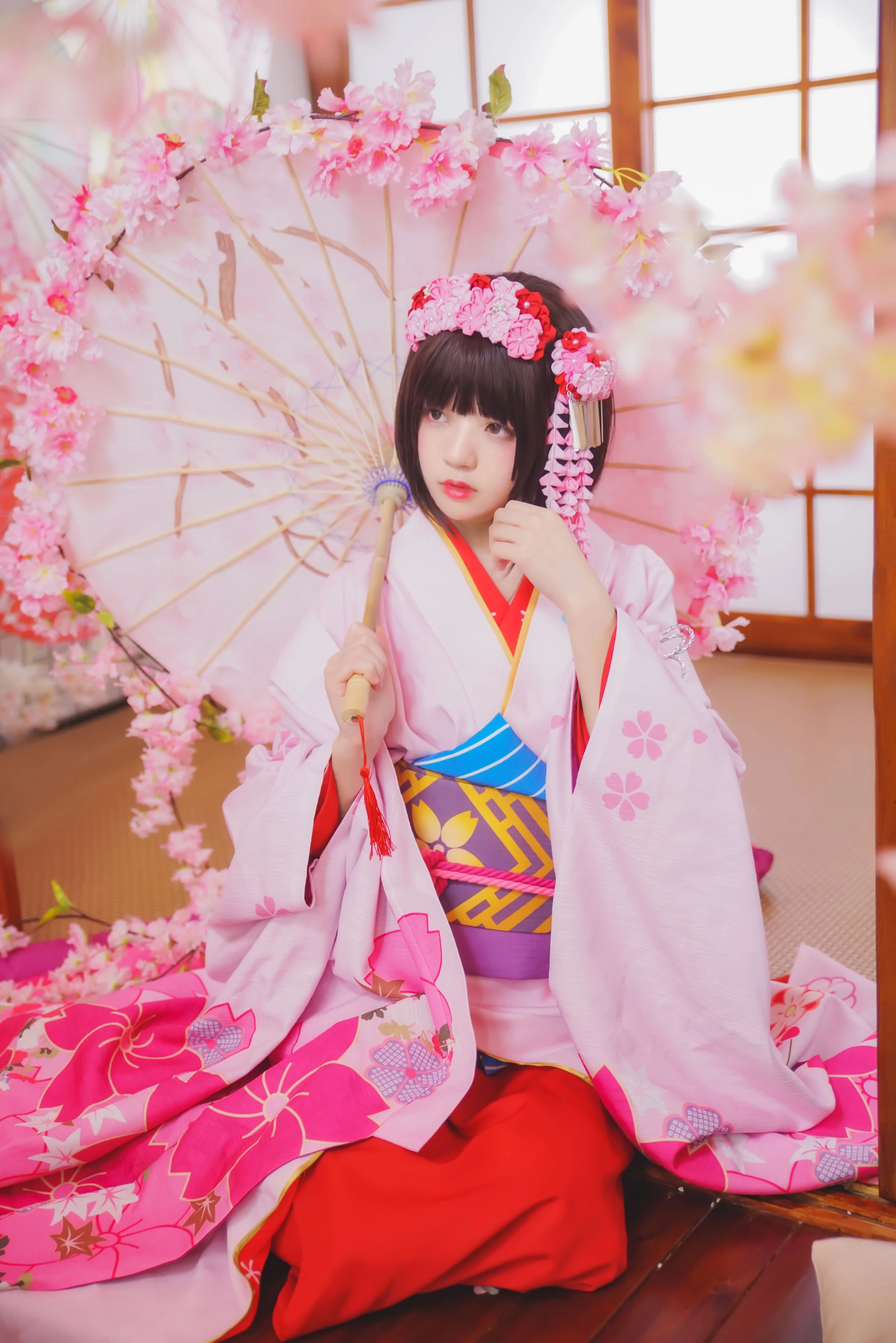 桜桃喵《(加藤惠)和服》高清在线免费欣赏–微密图社-微密图社