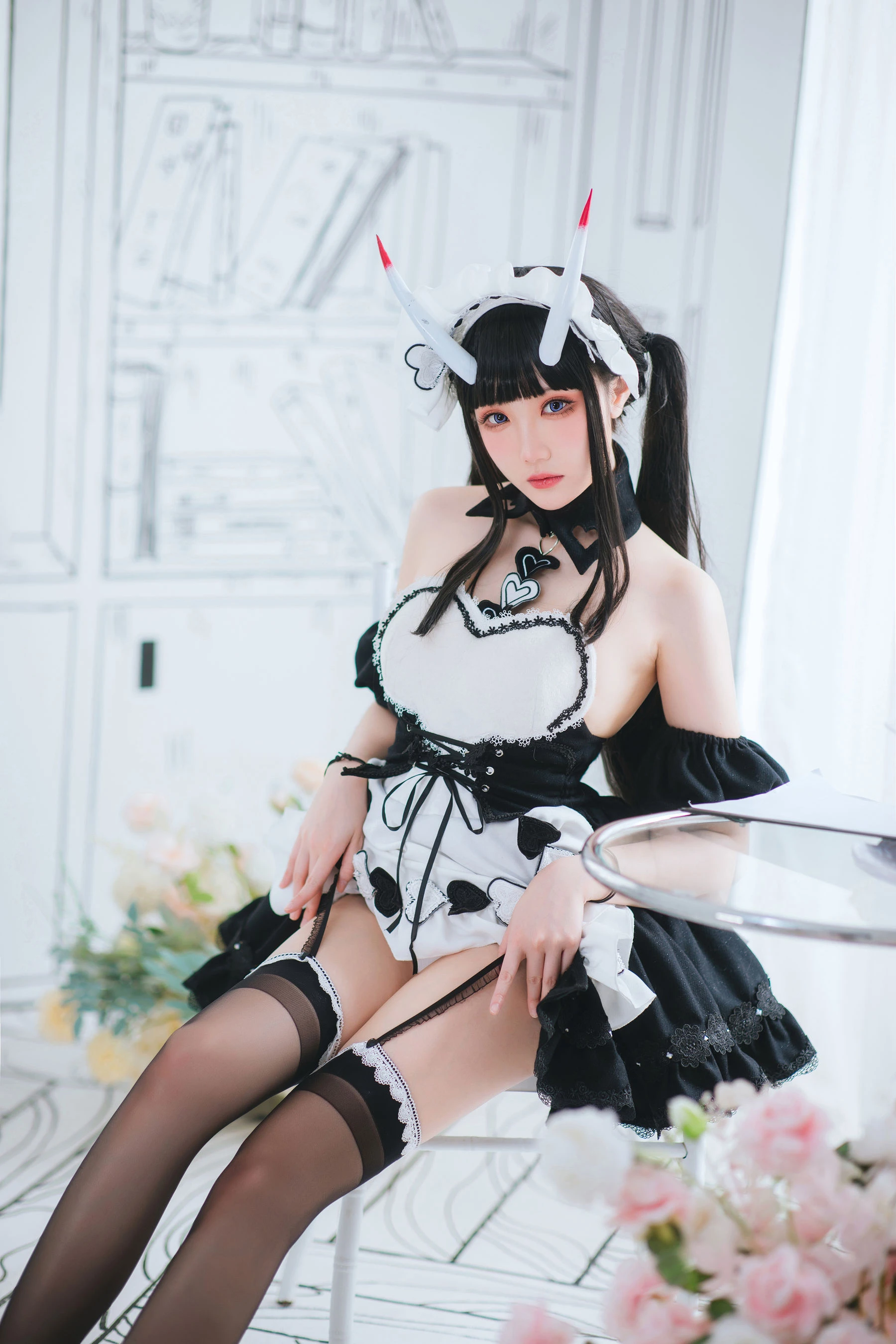 Coser瓜希酱福利 – 能代女仆插图3