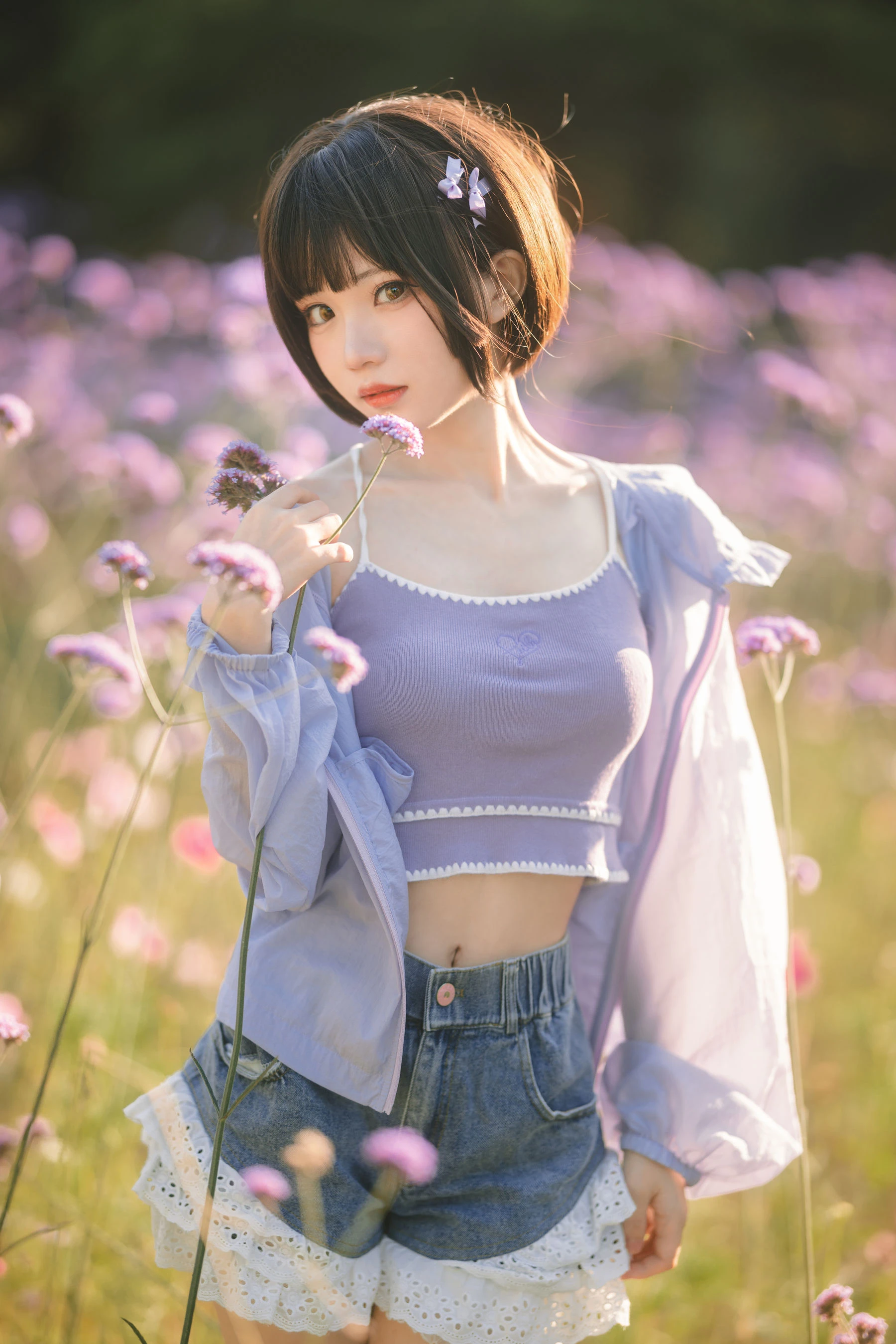 花柒Hana – 马鞭草 [14P]高清在线免费欣赏–微密图社-微密图社