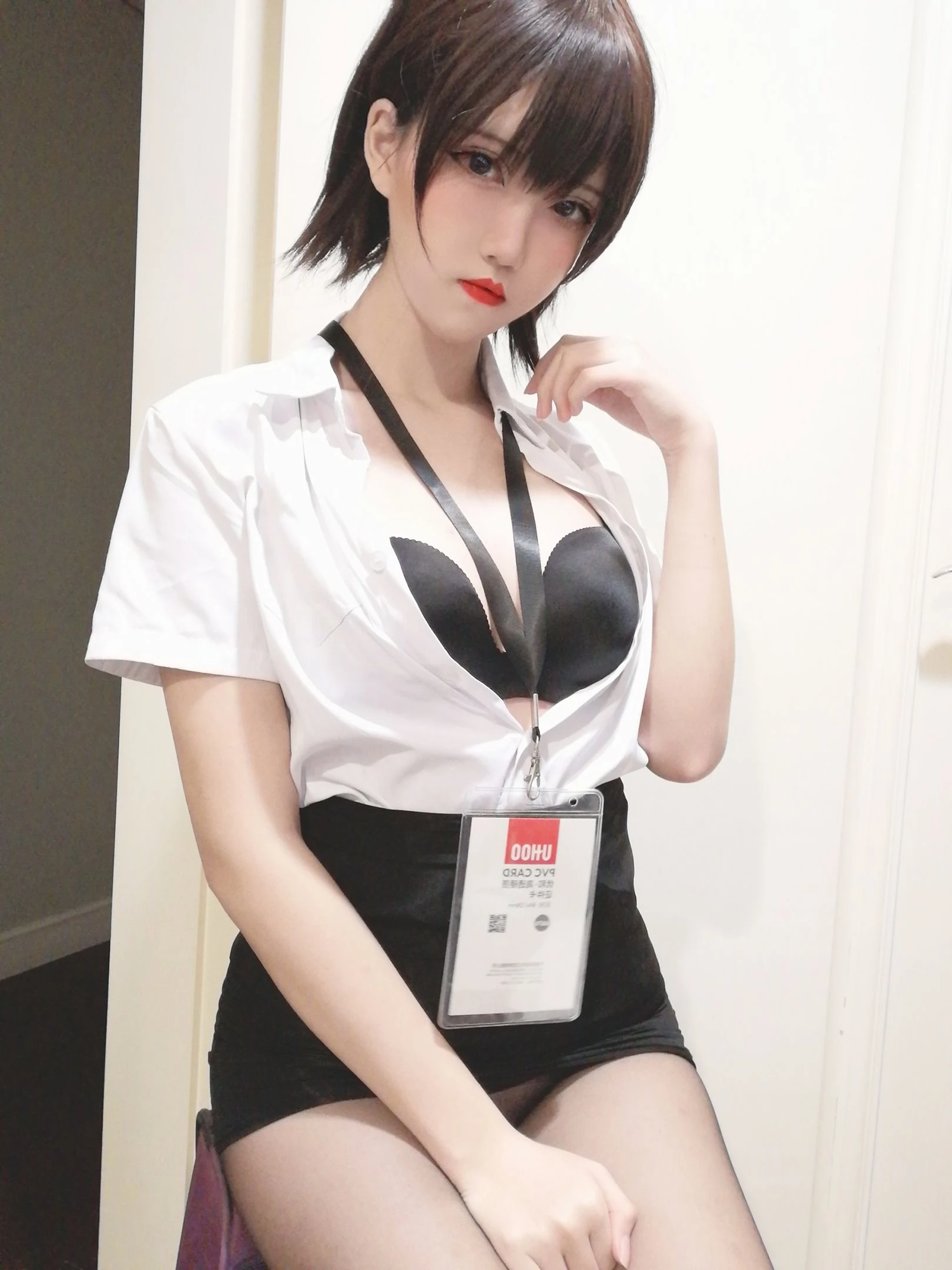 鬼马少女阿薰kaOri 黑丝OL插图4
