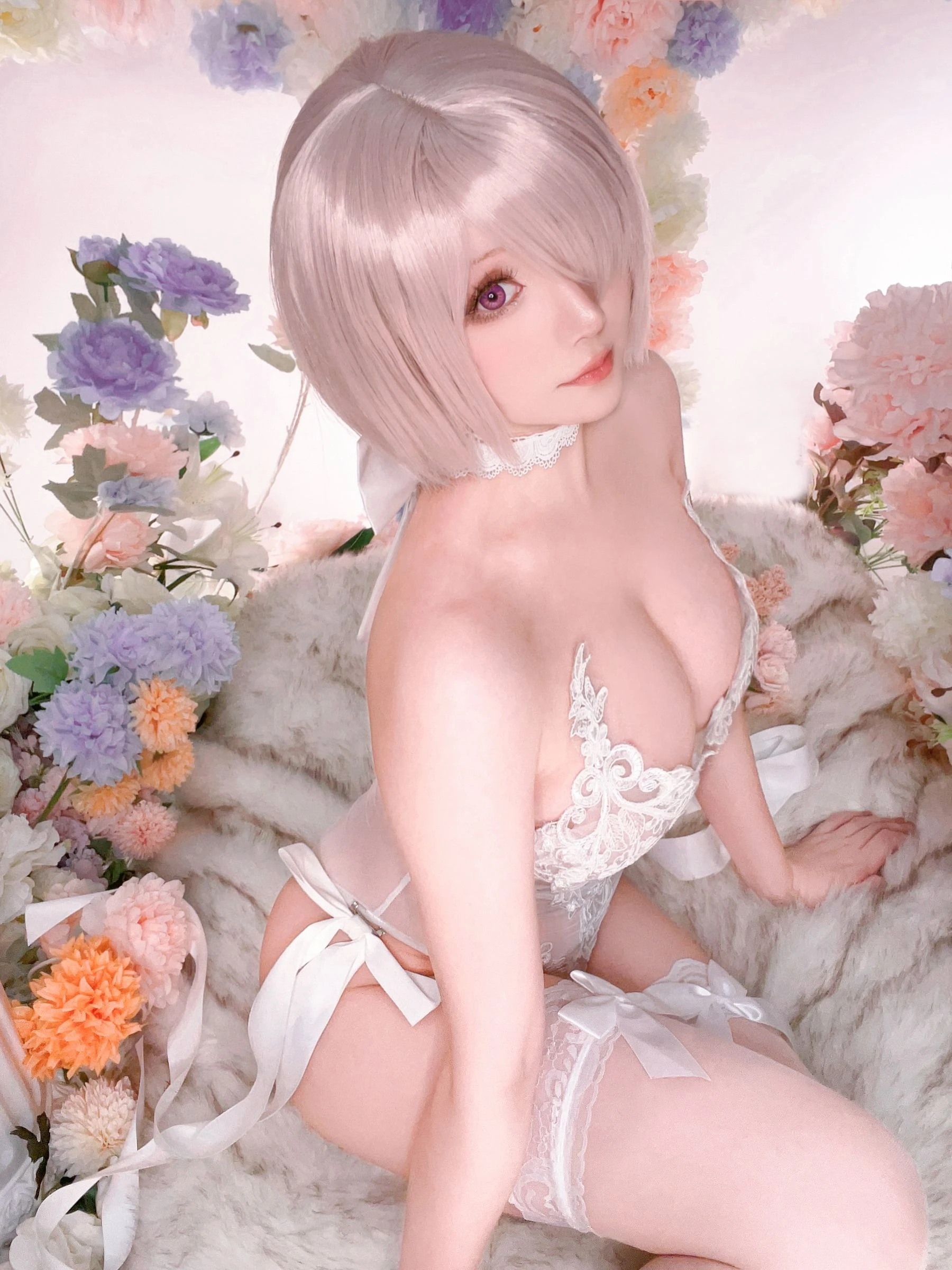 Coser小姐姐星之迟迟 – 玛修婚纱 [78P]插图2