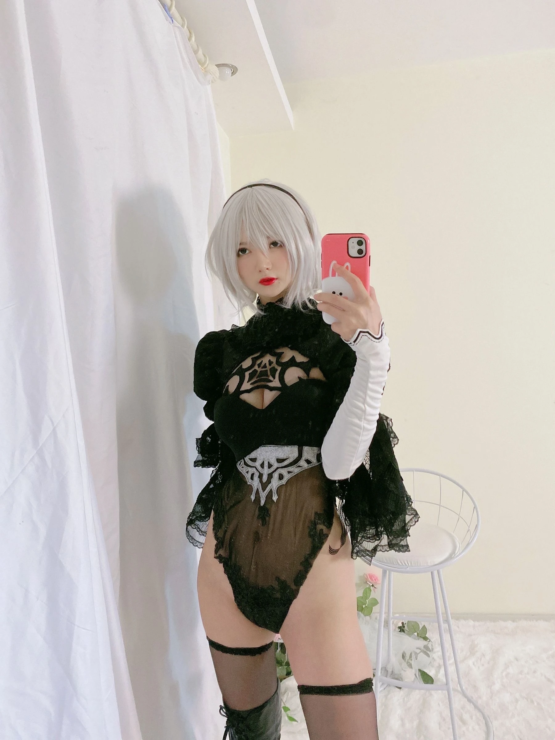 51酱 – 2B黑婚纱插图6