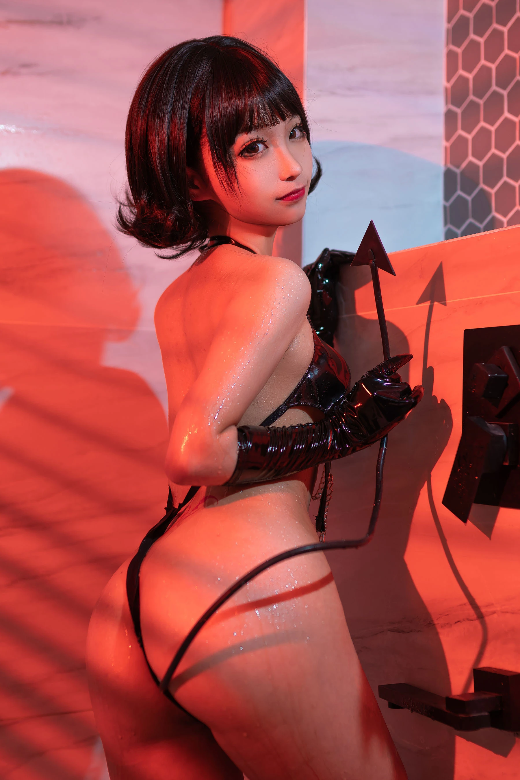 动漫博主蠢沫沫 – 魅魔 [50P]插图4