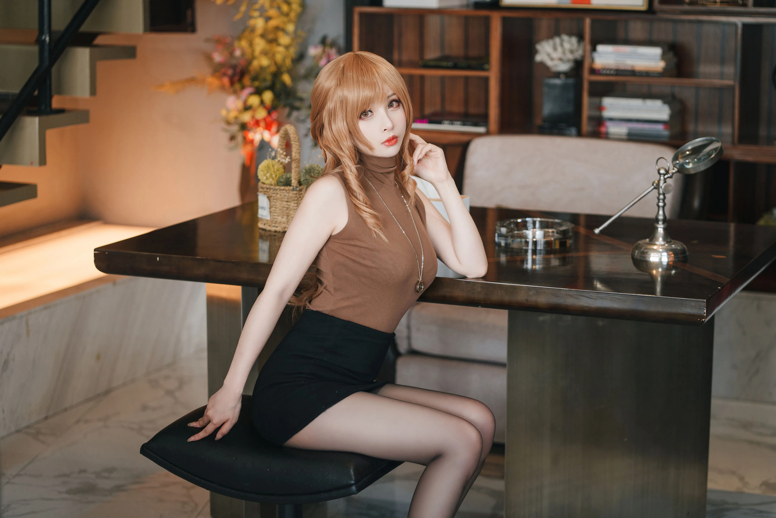 COS福利rioko凉凉子(肉扣热热子) – 人妻的一天-公司篇 [30P]插图2