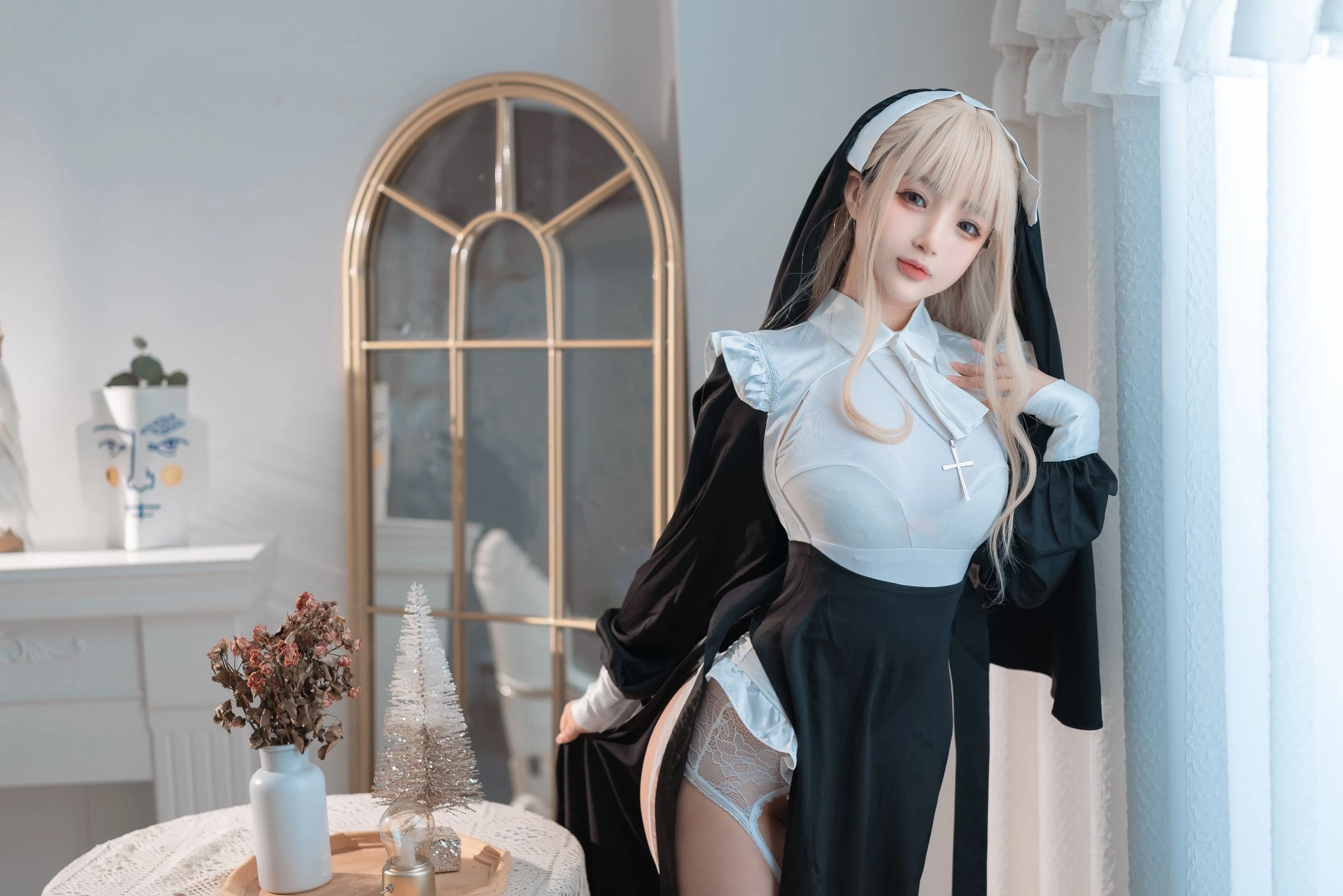 桜井宁宁 – 修女 [41P]插图5