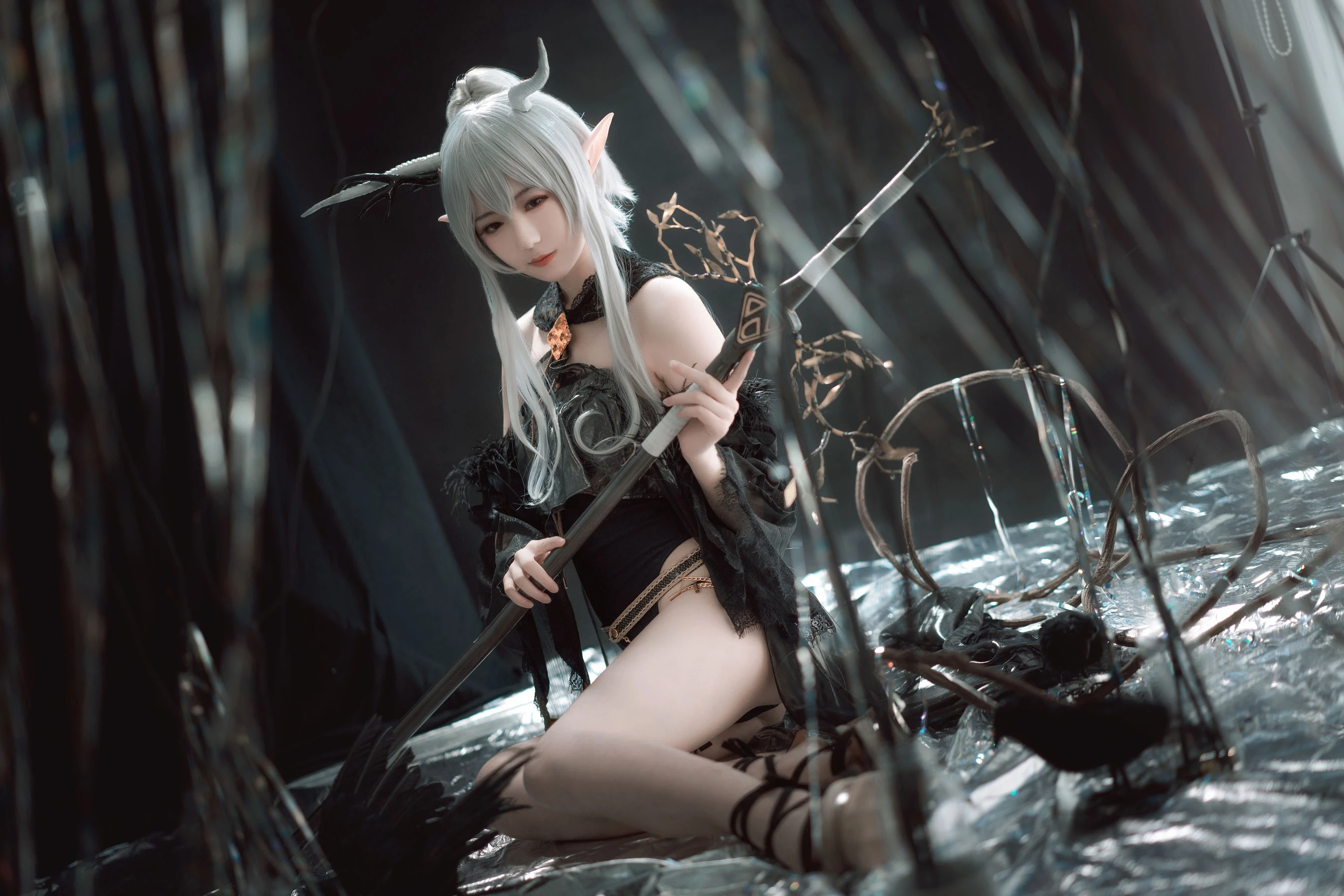 小姐姐弥音音ww 明日方舟 闪灵 [16P]插图2