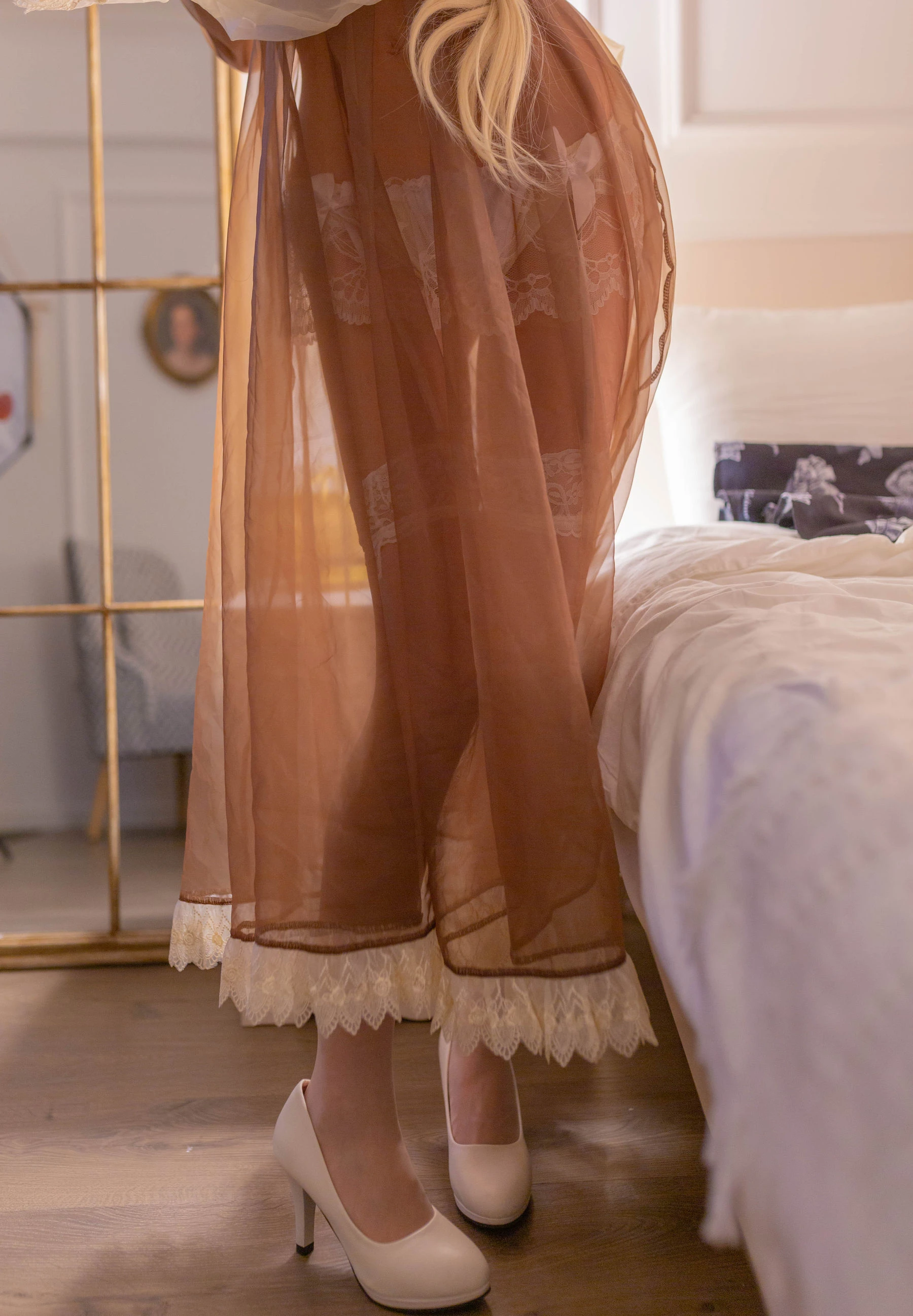 福利姬嘎潼 – 透明女仆插图5