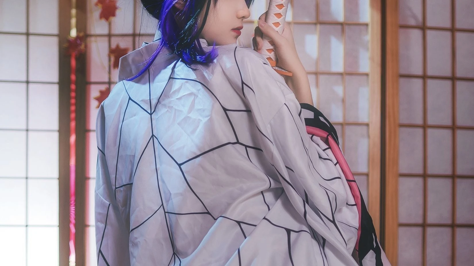 动漫博主南桃Momoko – 蝴蝶忍队服高清在线免费欣赏–微密图社-微密图社
