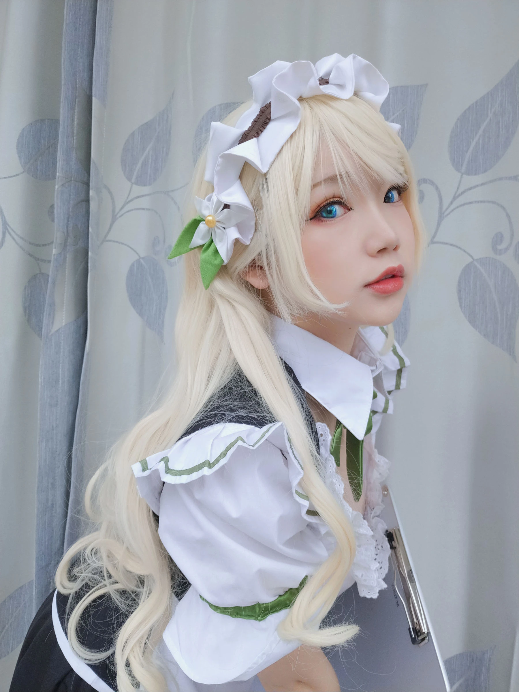 动漫博主雪晴Astra – 女仆 [49P]插图5