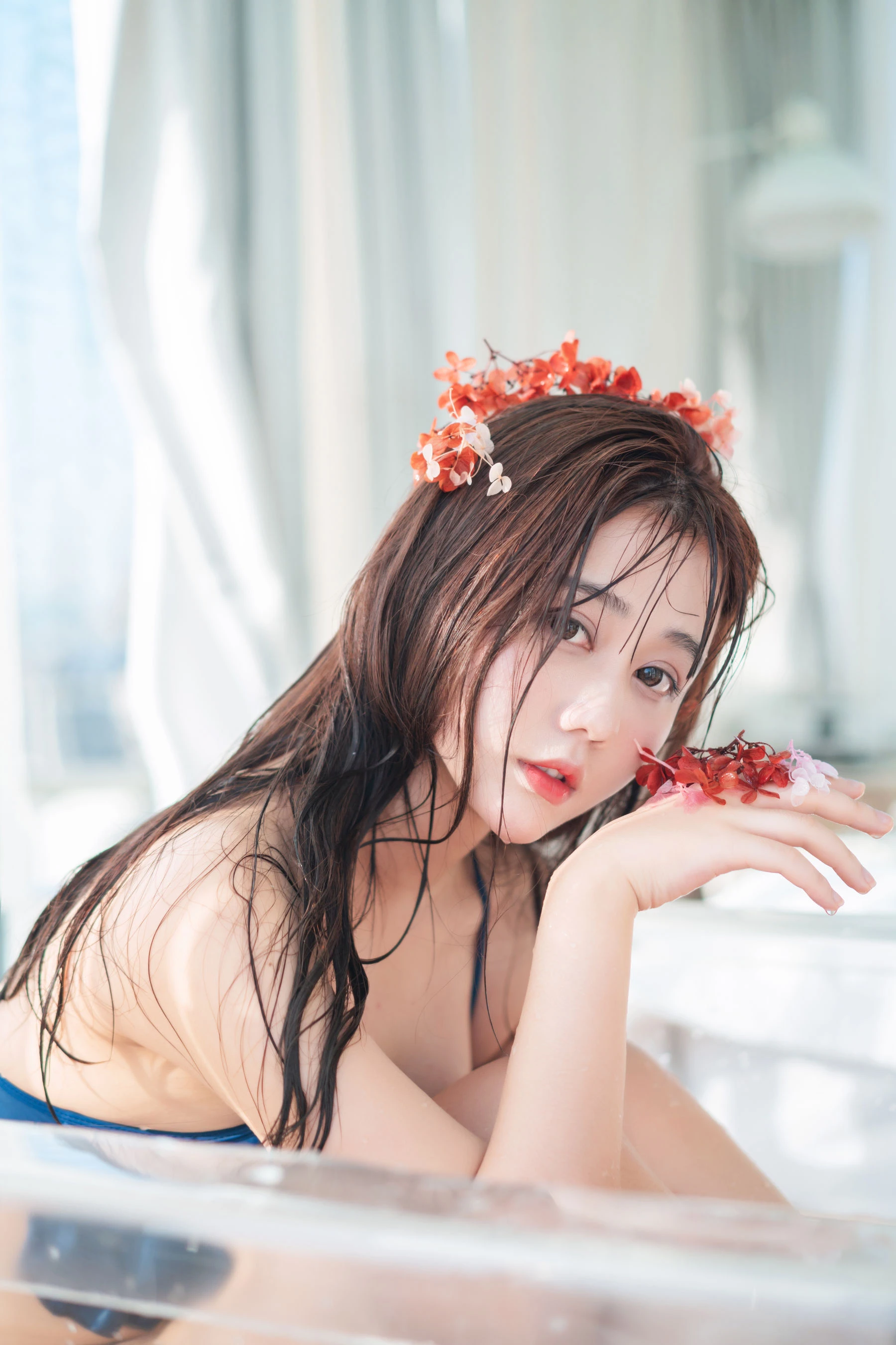 微博福利姬镜酱 私奔之泳衣插图4