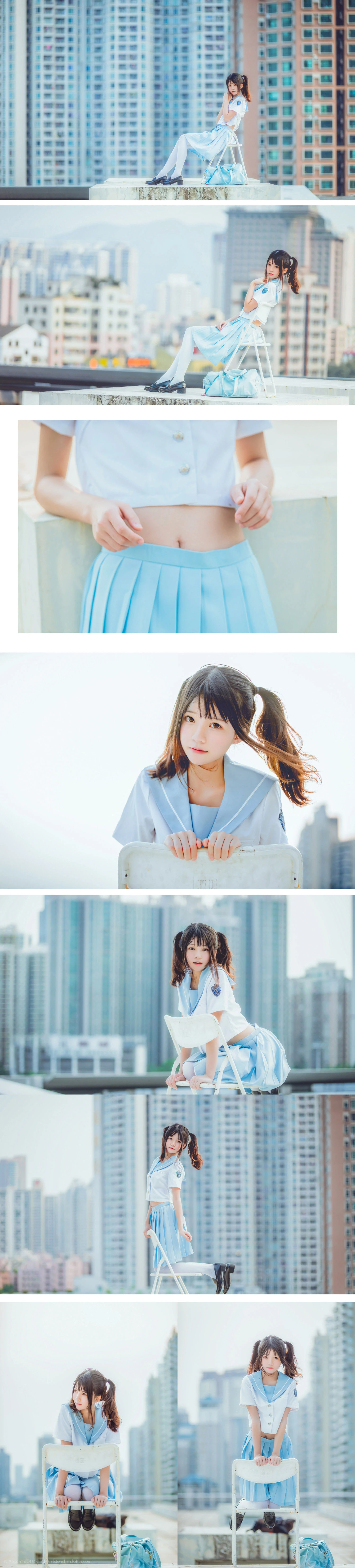 桜桃喵 穿制服的样子插图5