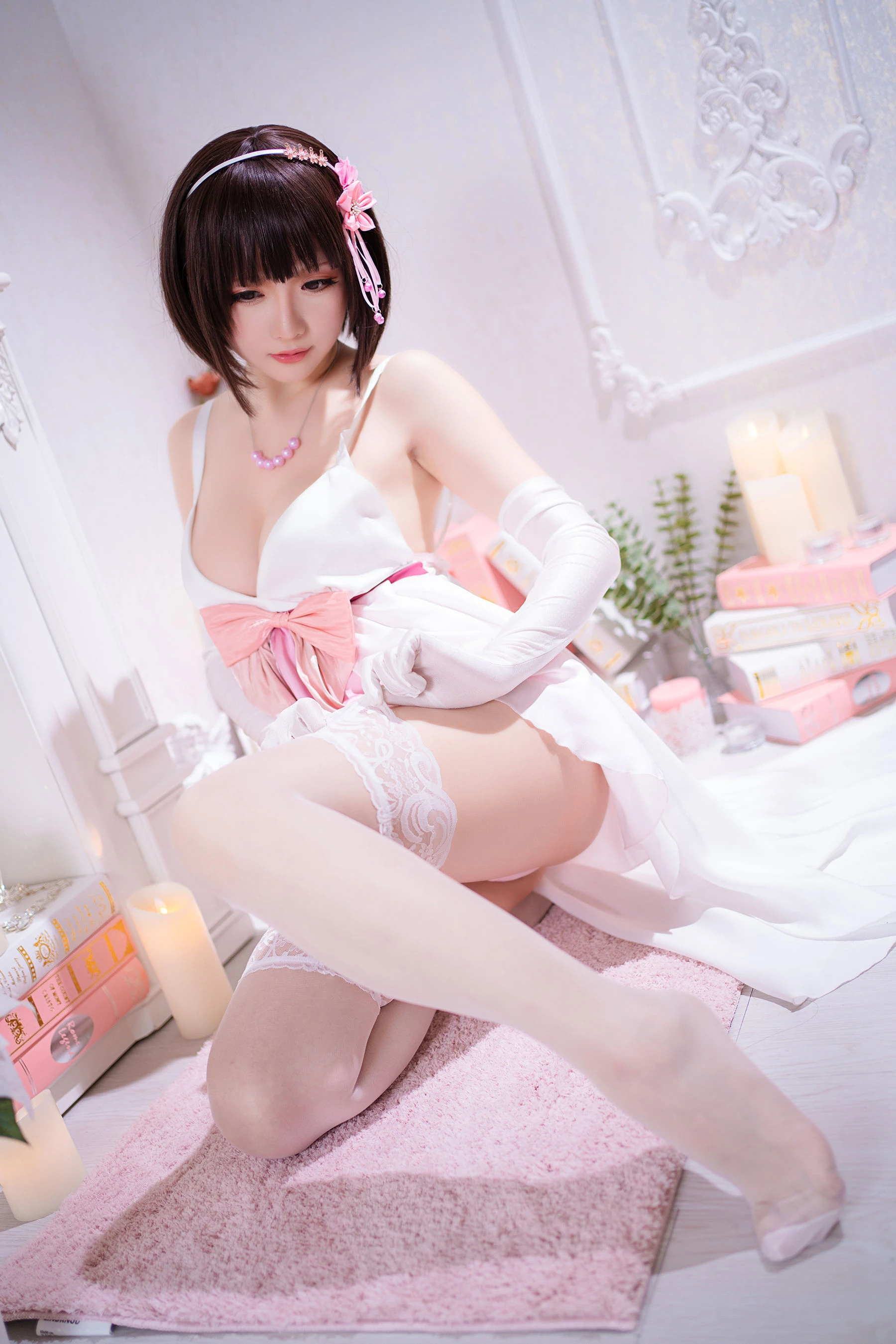 Coser小姐姐星之迟迟 – 加藤惠 特典礼服插图5