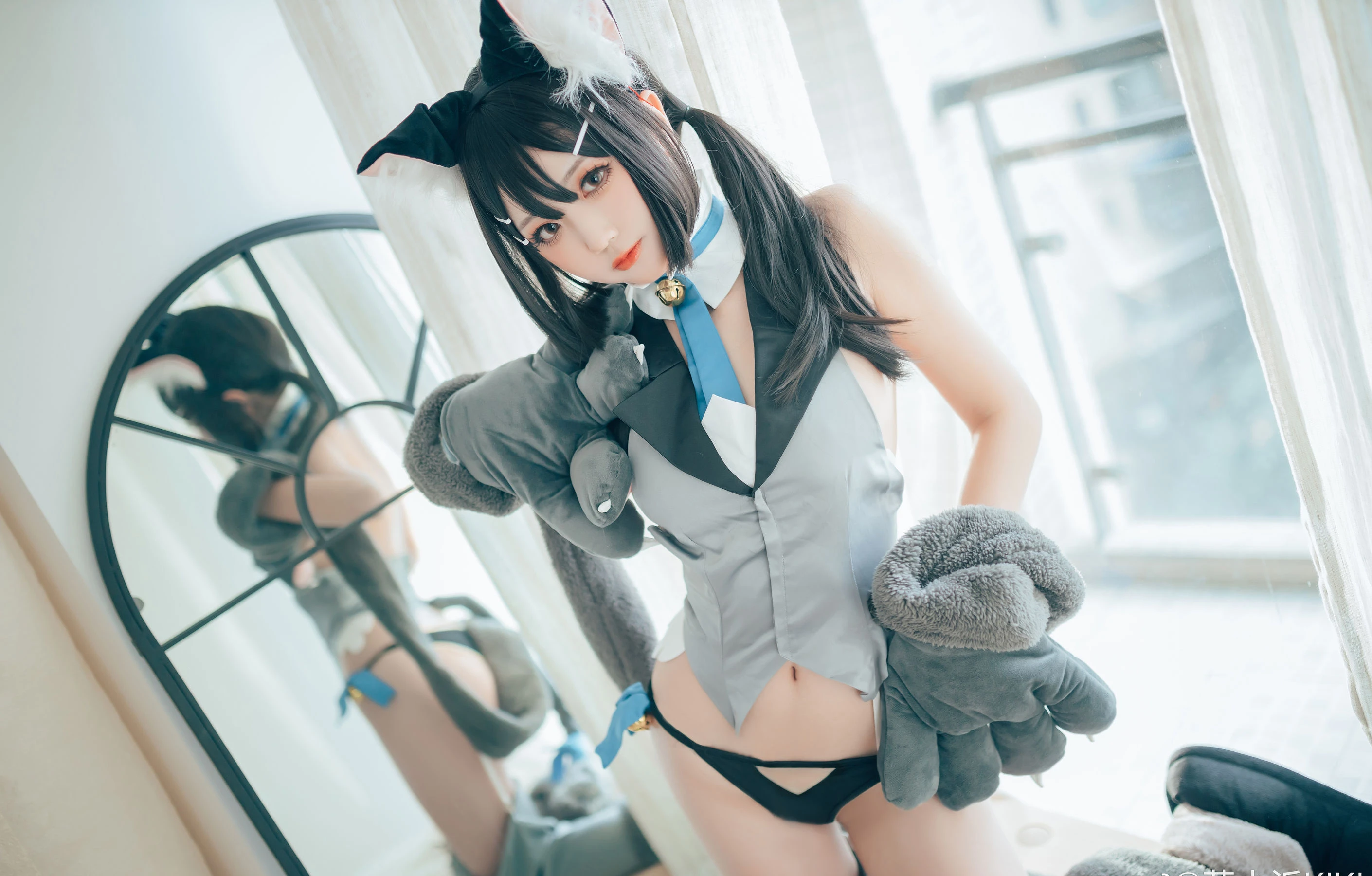微博萌妹蓝小沂KiKi – 猫娘 [7P]插图1