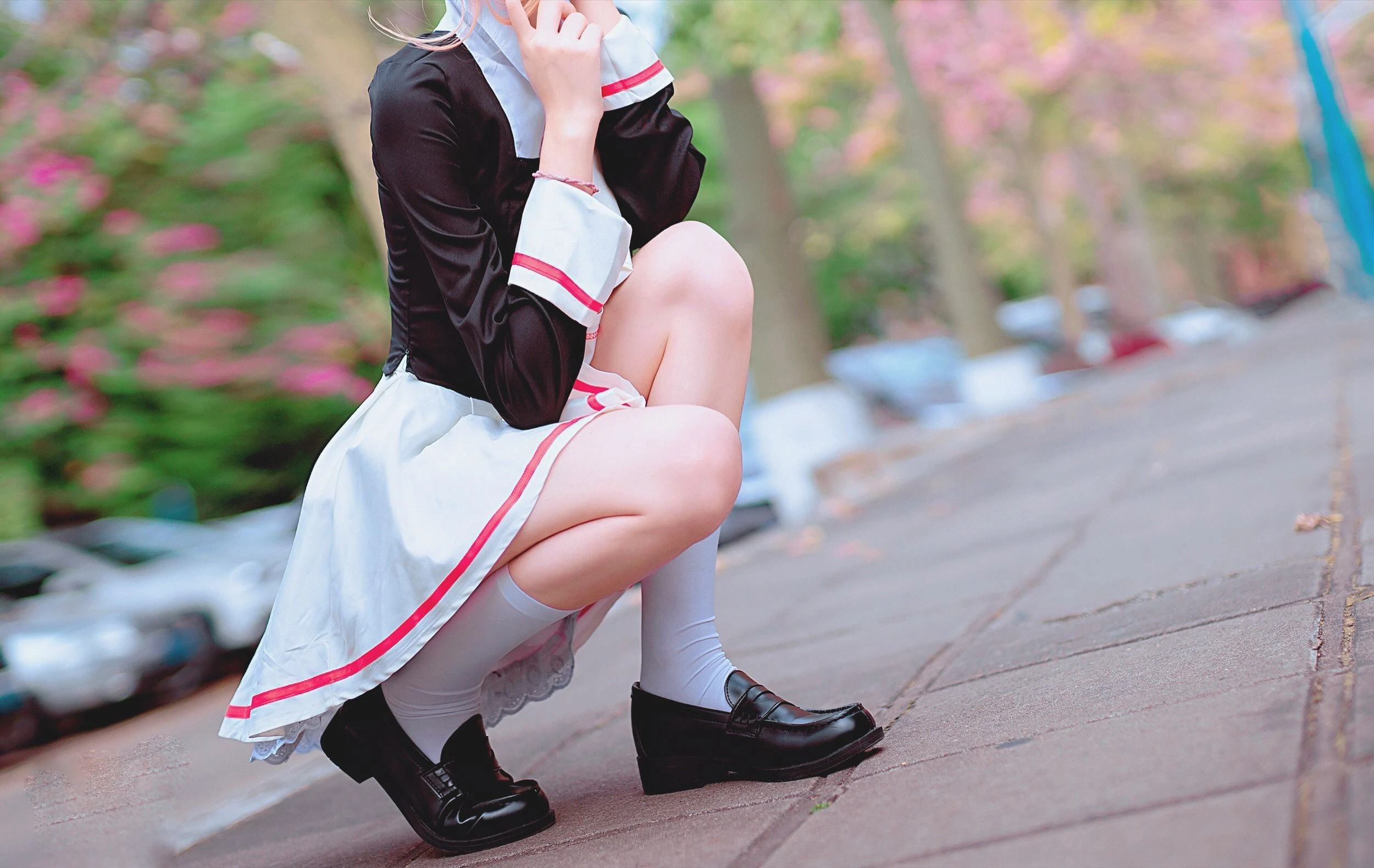 动漫博主南桃Momoko – 木之本樱制服插图5