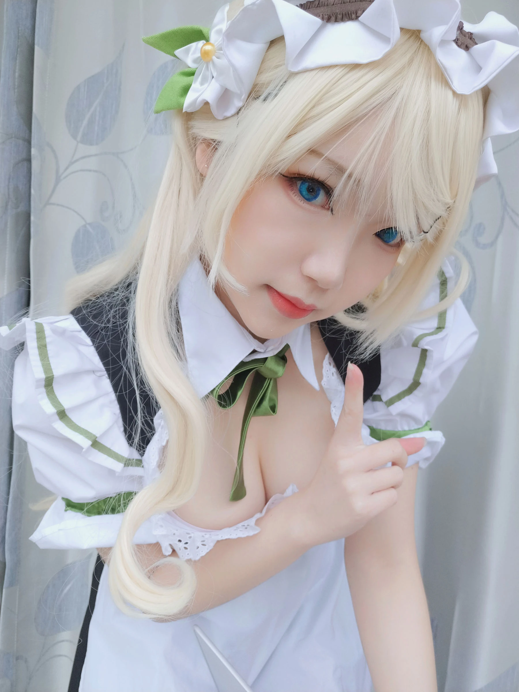 动漫博主雪晴Astra – 女仆 [49P]插图4