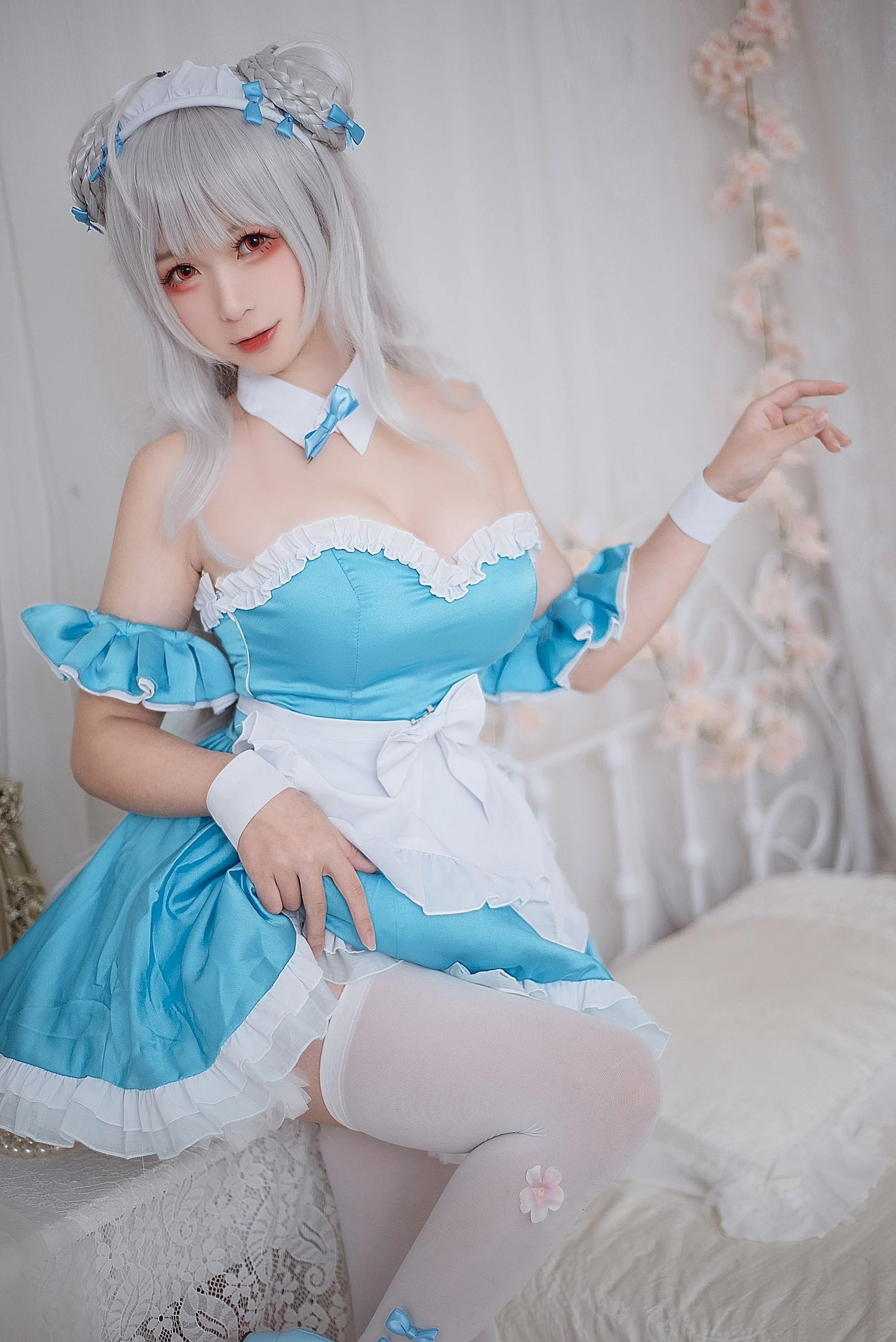 动漫博主樱落酱w – 小天鹅女仆插图7