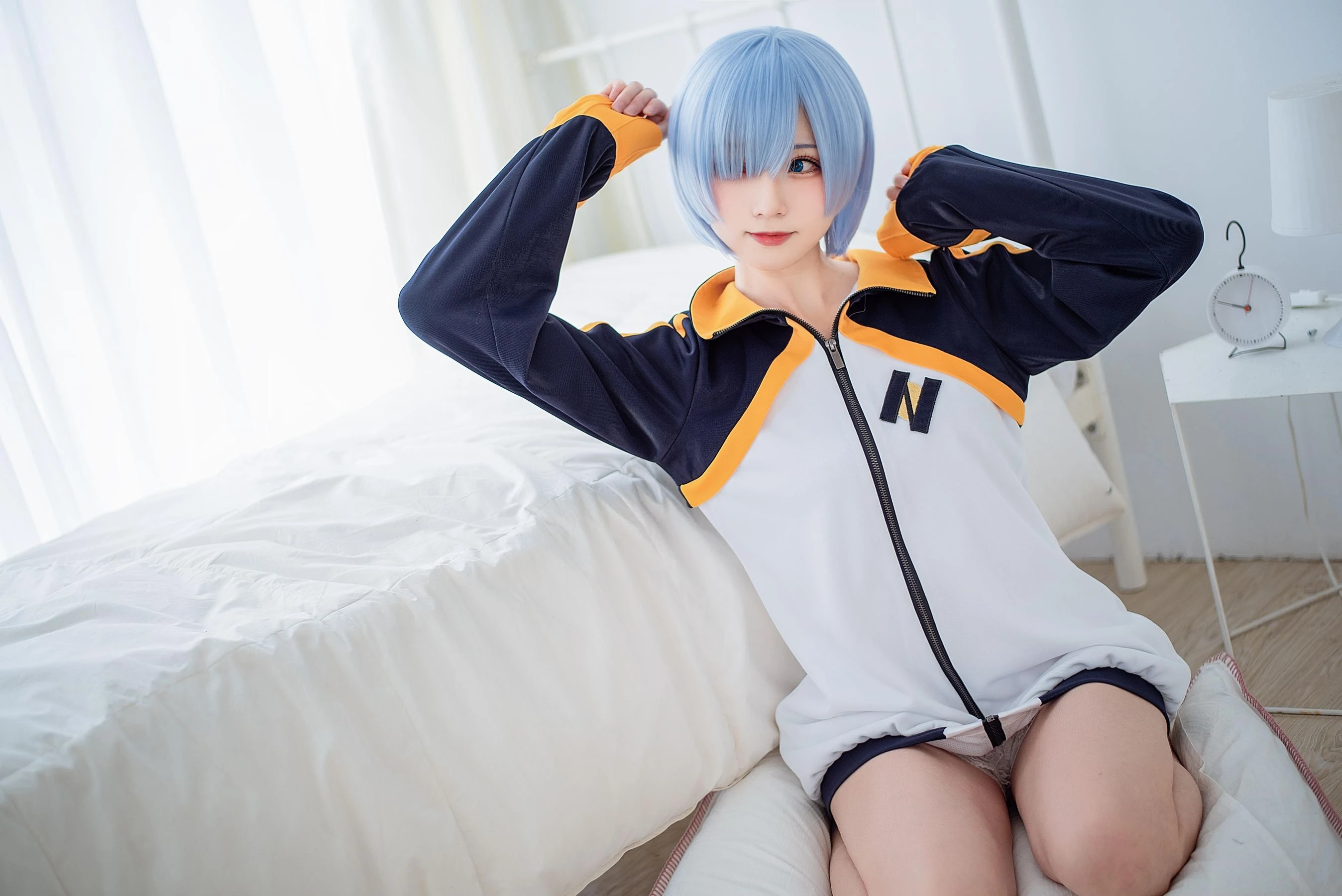 动漫博主Kitaro_绮太郎 – 蕾姆运动服 [18P]插图6