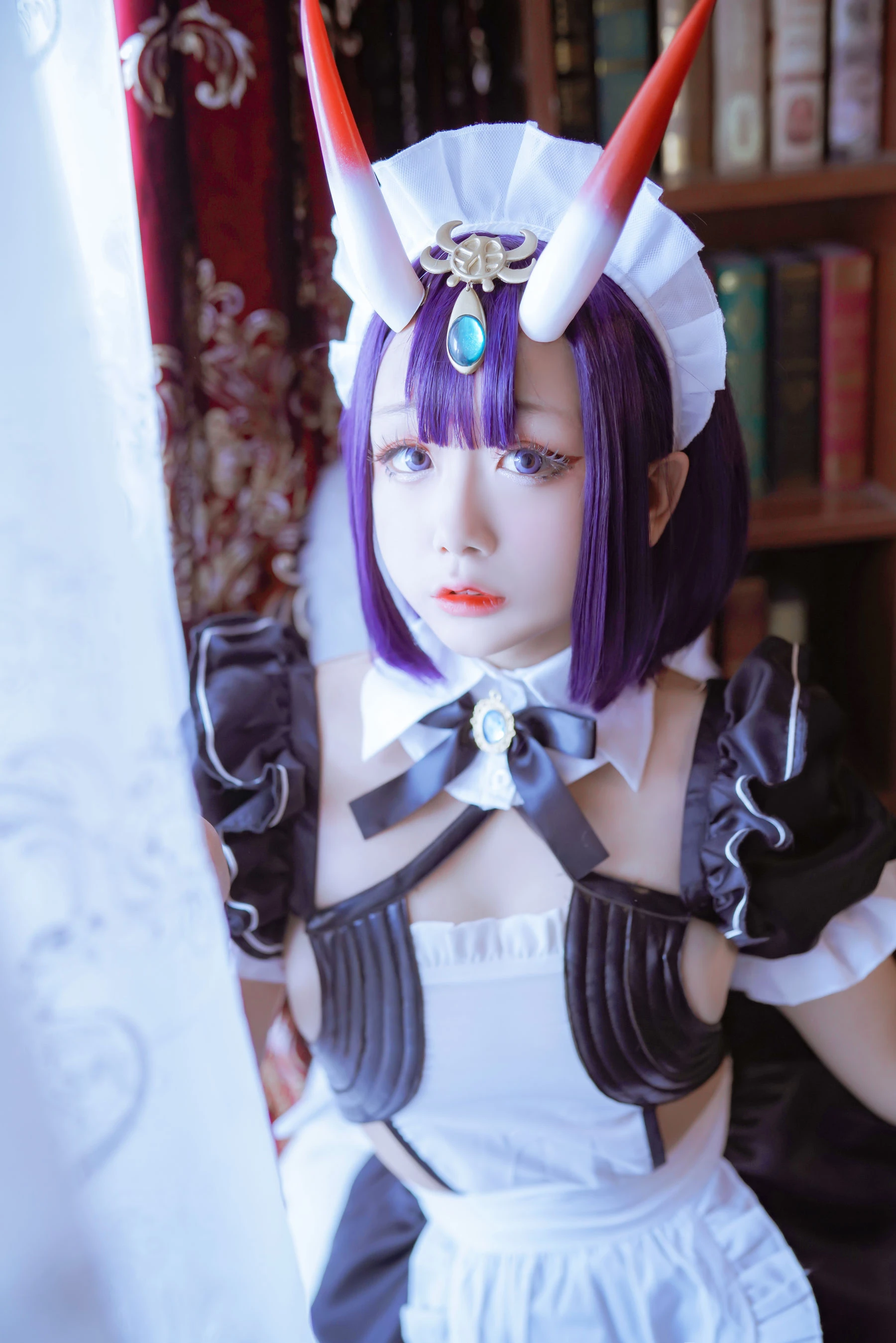 Cosplay日奈娇 酒吞女仆 [41P]插图1