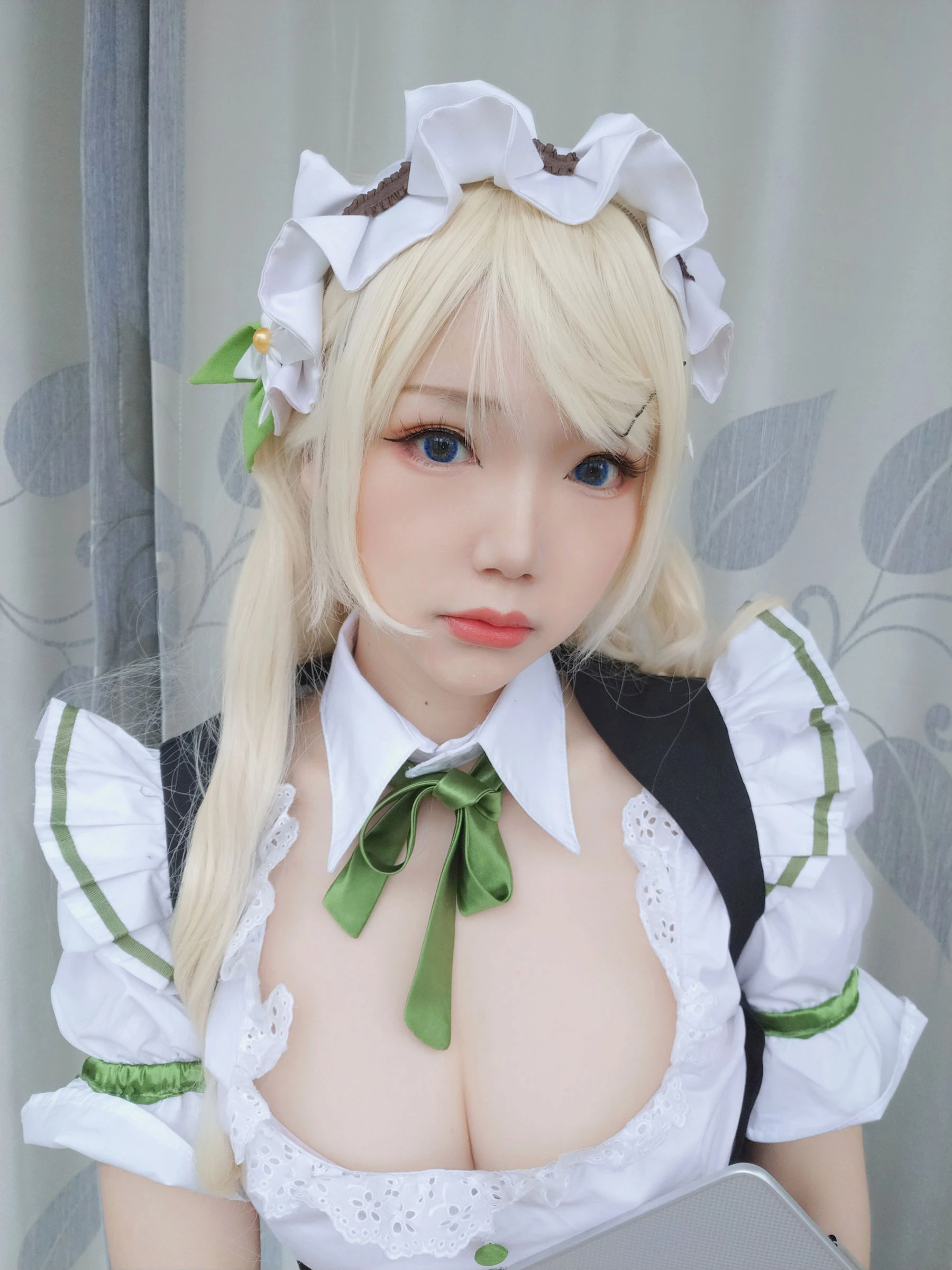 动漫博主雪晴Astra – 女仆 [49P]插图1