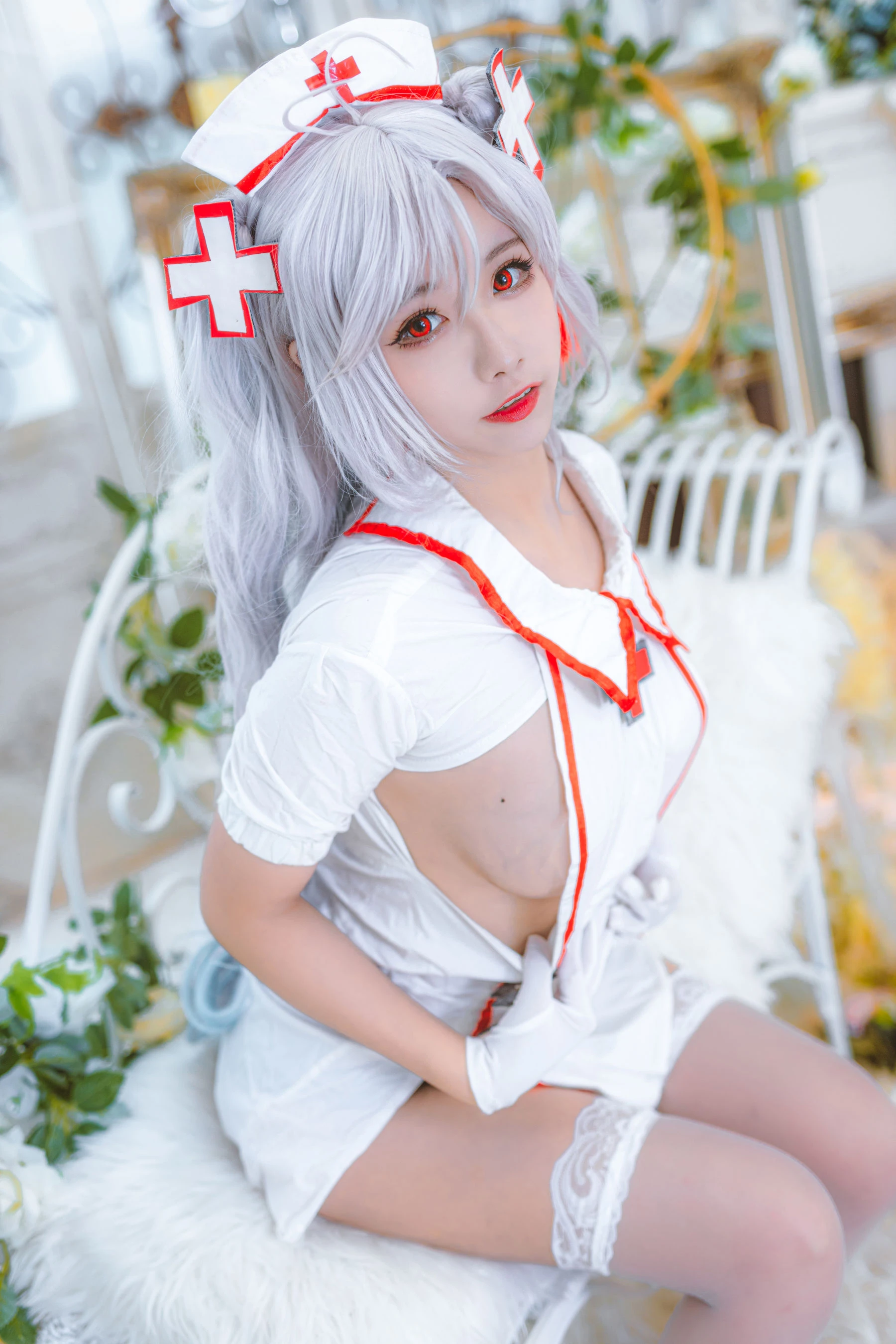 微博妹子Momoko葵葵 – 欧根之护士插图4