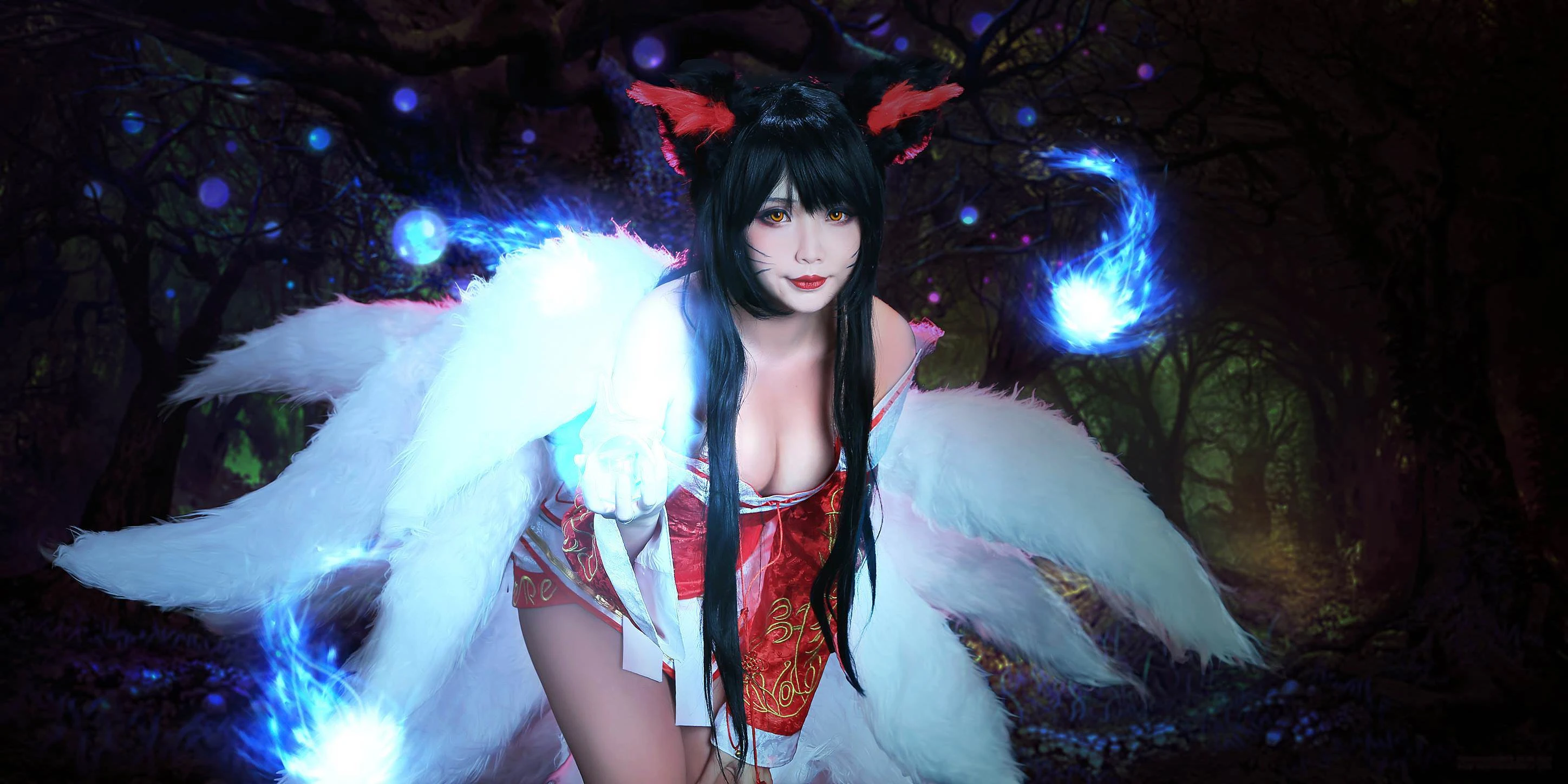 越裔正妹Hana bunny – Ahri插图3
