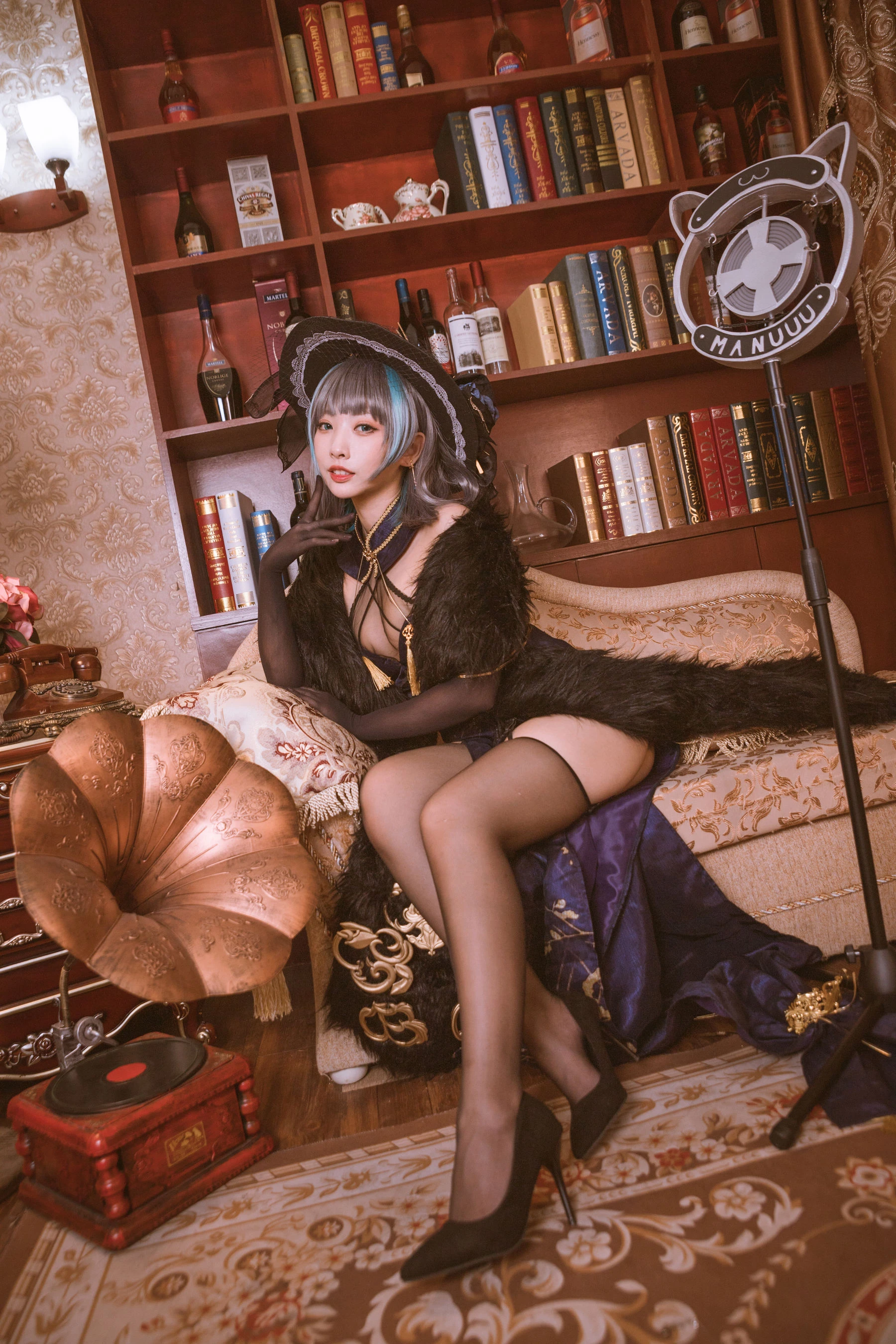 宫本桜 – 柴郡旗袍 音乐绚烂CaitSith插图1