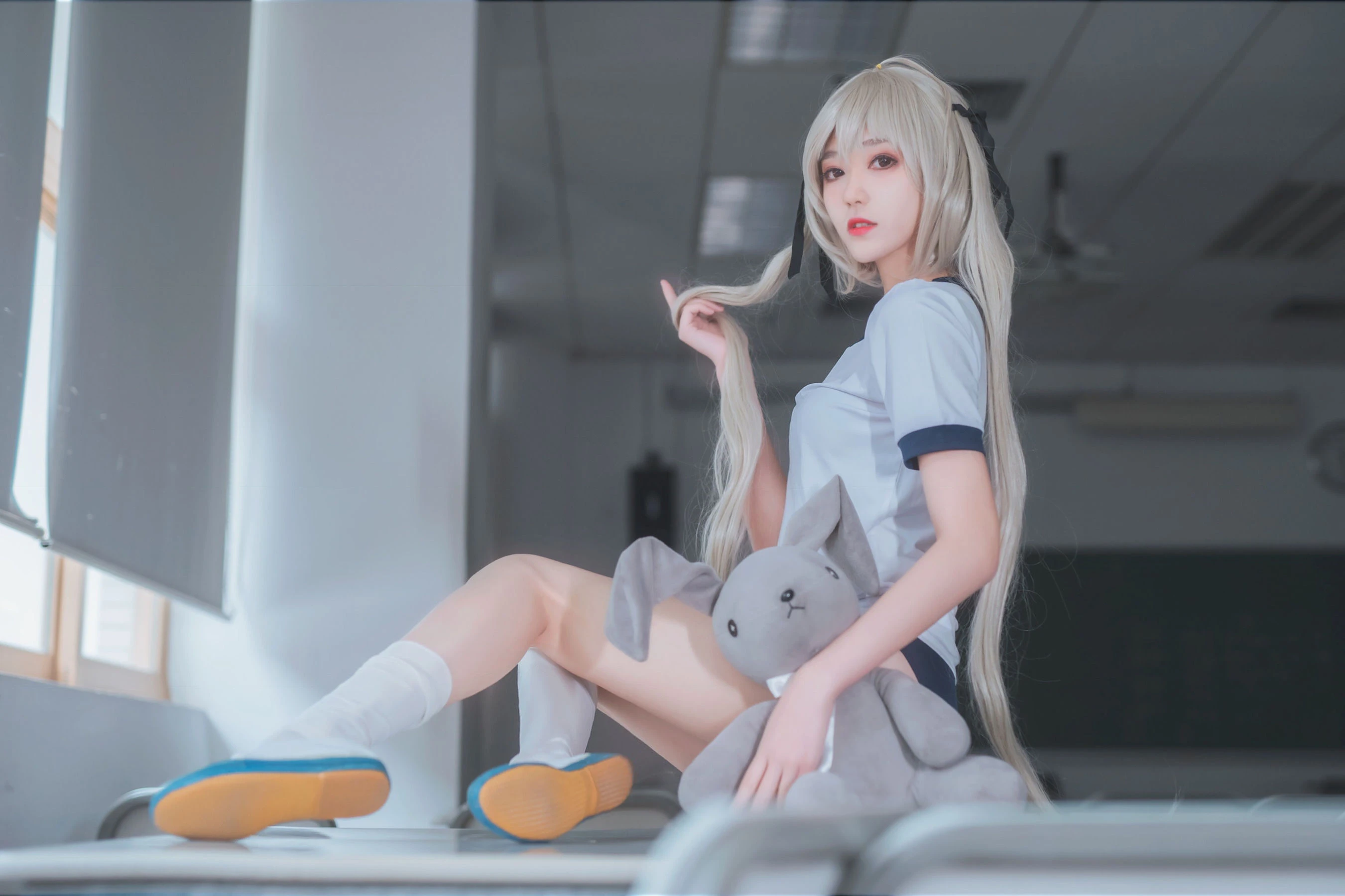 动漫博主南桃Momoko 春日野穹体操服插图6
