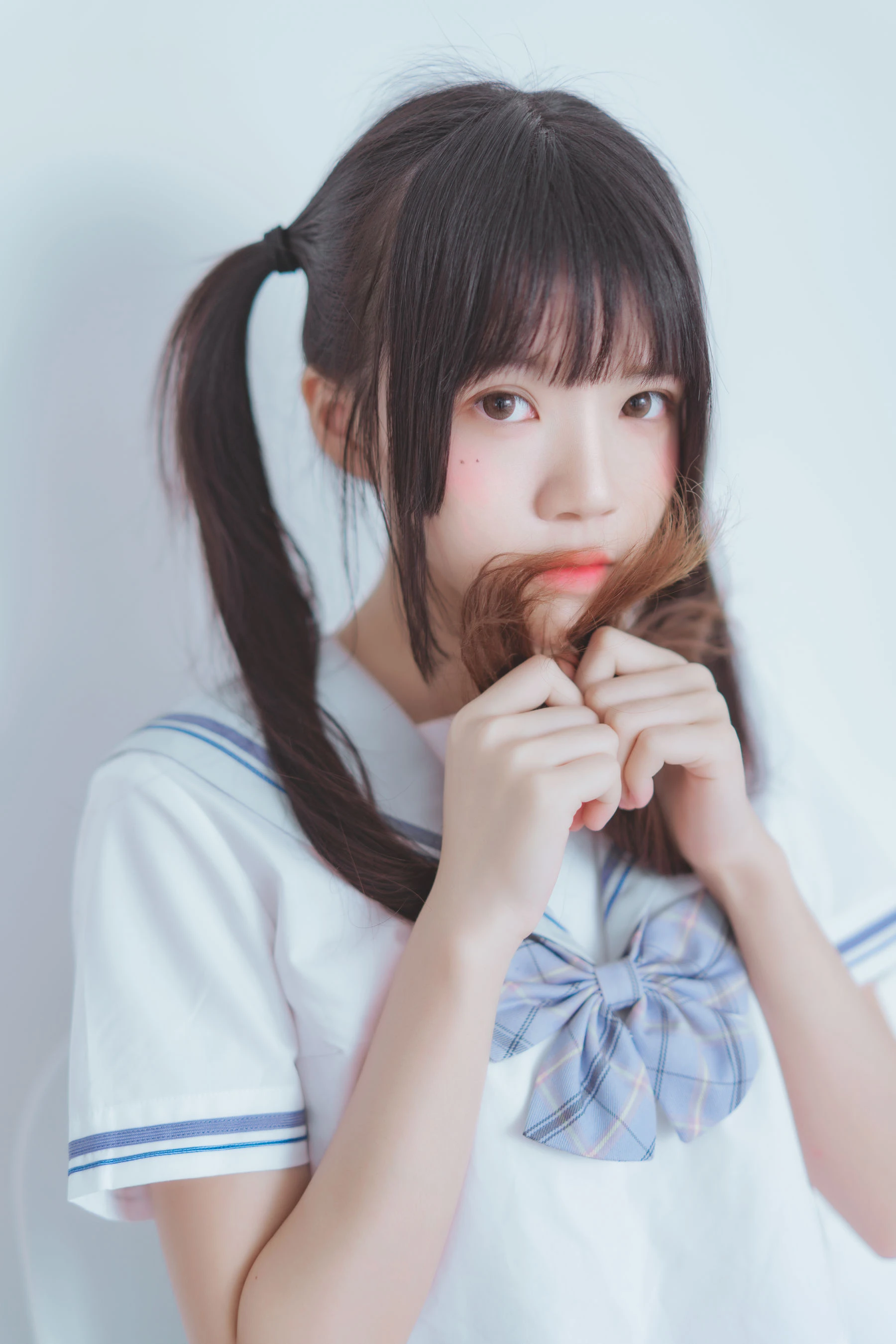 桜桃喵 – 校服黑丝插图6