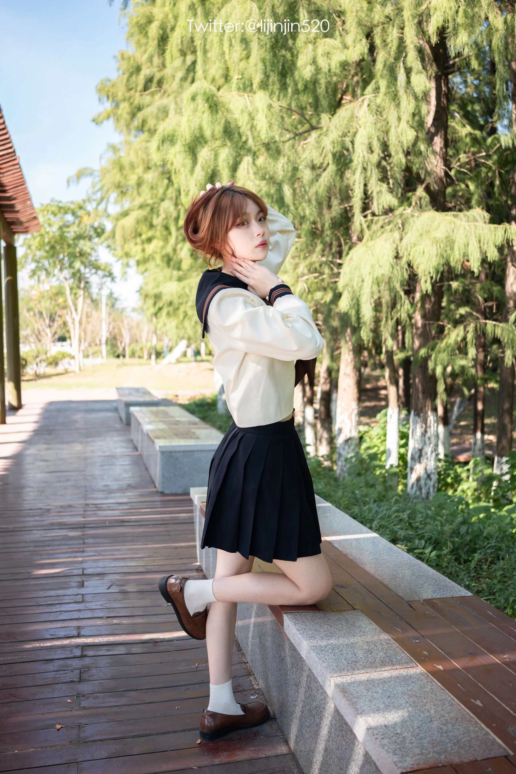 梨瑾瑾 – 茶羽中 [37P]插图3