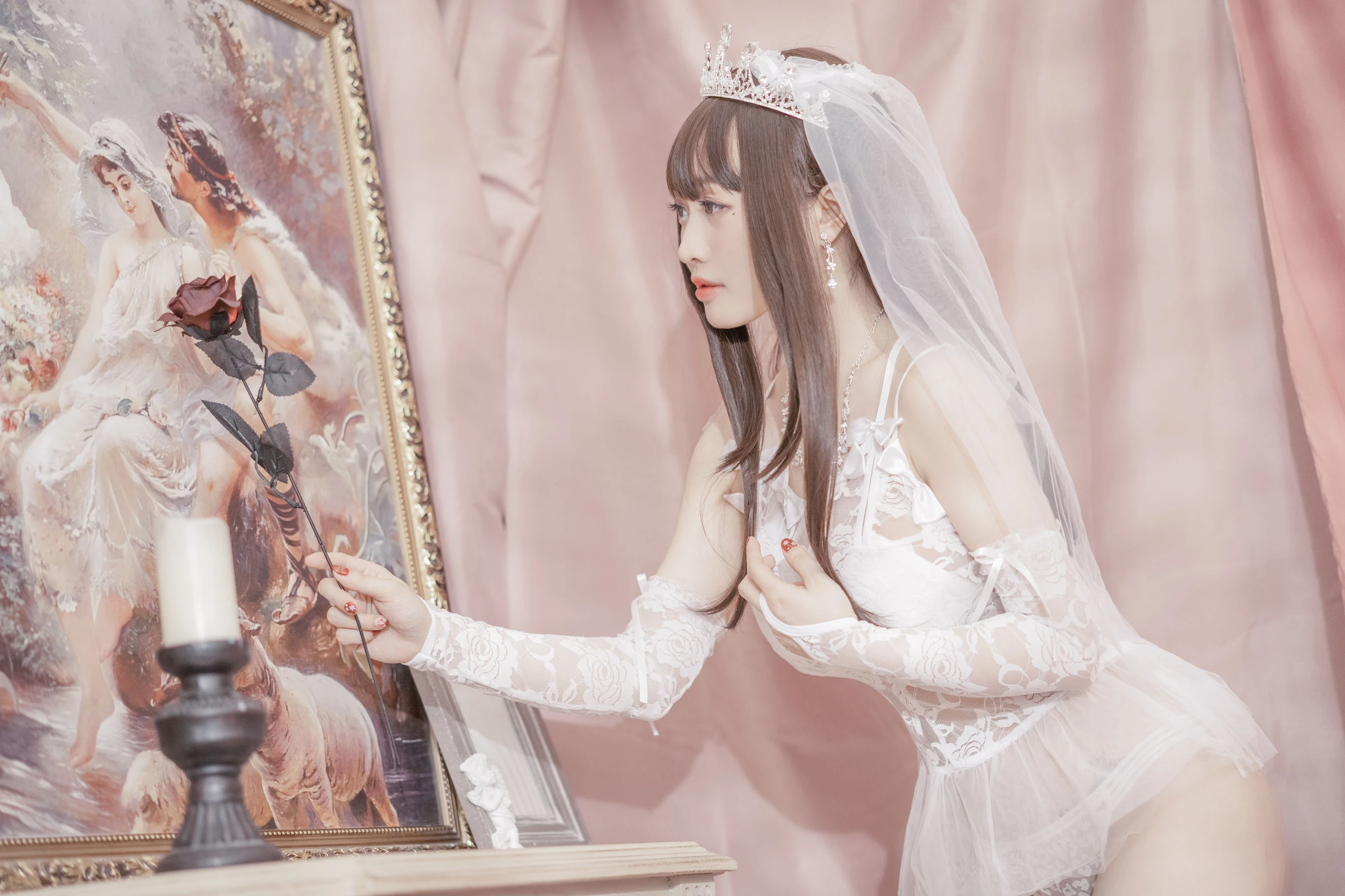 动漫博主脱尾巴Mizuki – 婚纱插图3