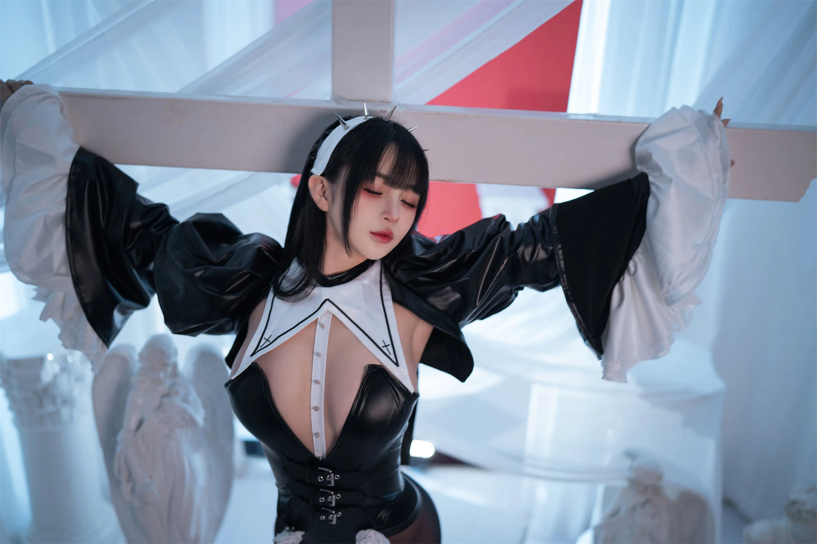 桜井宁宁 – 皮衣修女 [60P]插图5