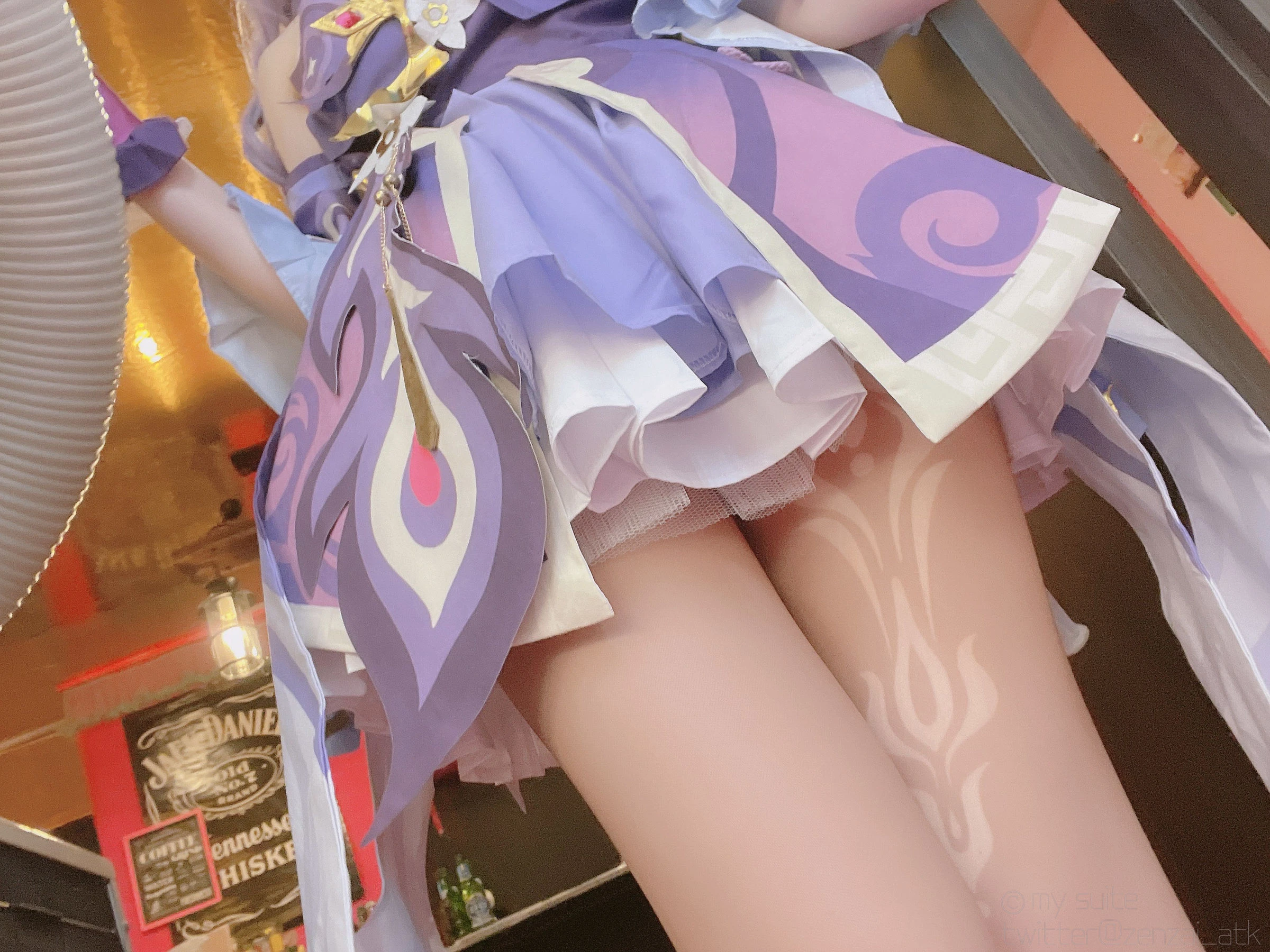 (Cosplay)[my suite] Atsuki あつき – Keqing 刻晴 (Genshin Impact)插图3