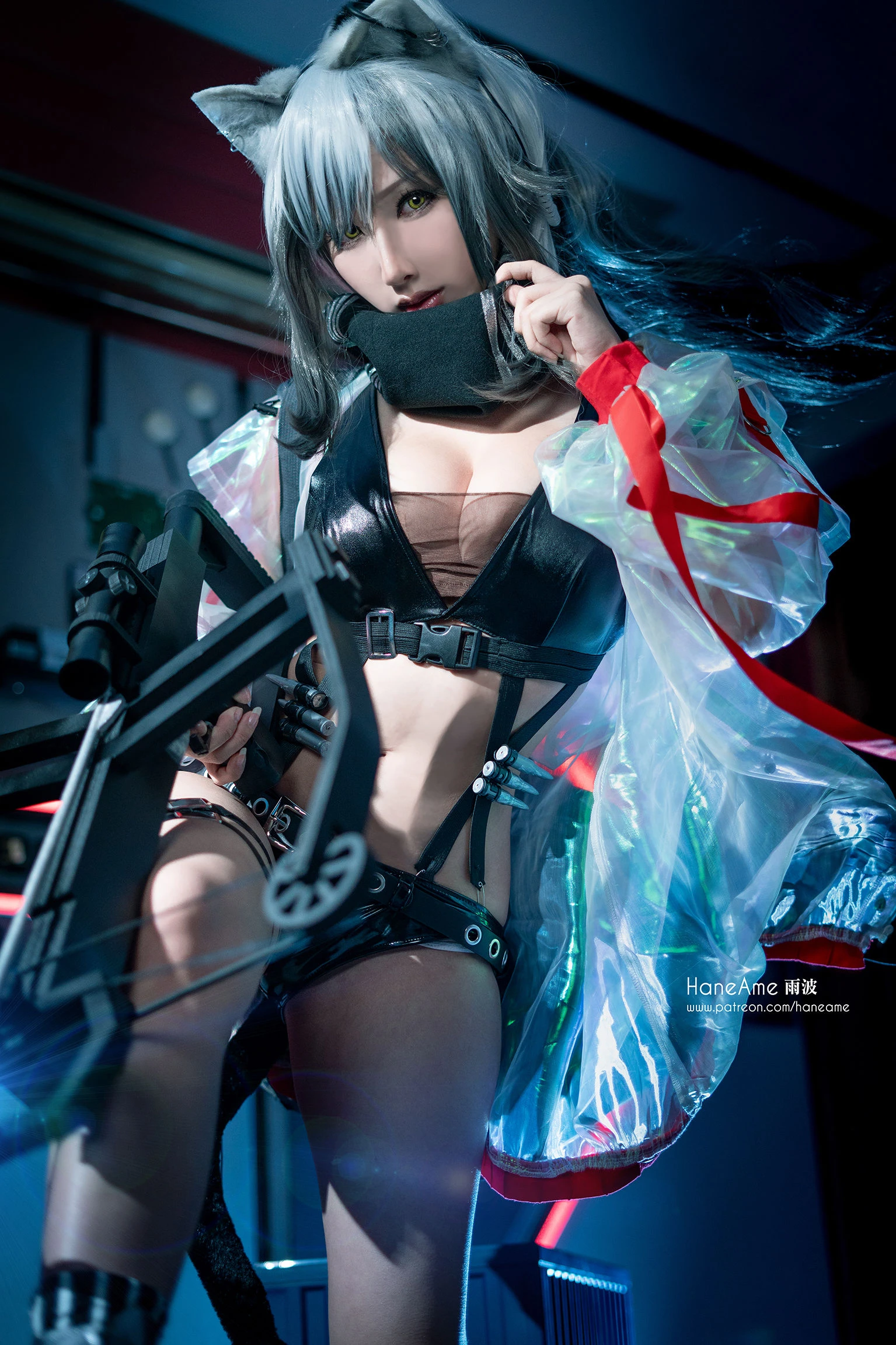Hane Ame 雨波写真 – 明日方舟黑插图2