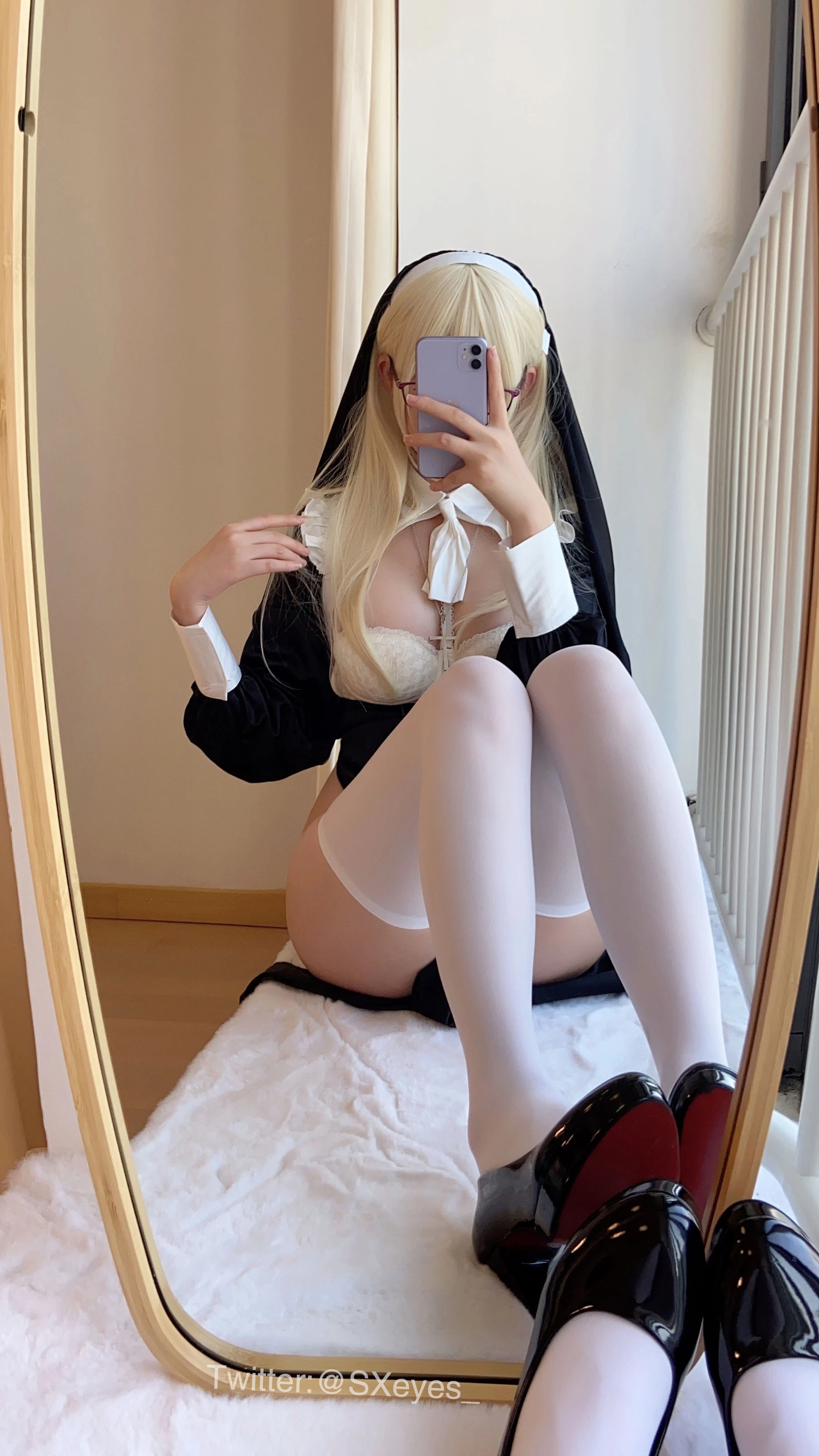 萌妹子眼酱大魔王w – 修女插图4